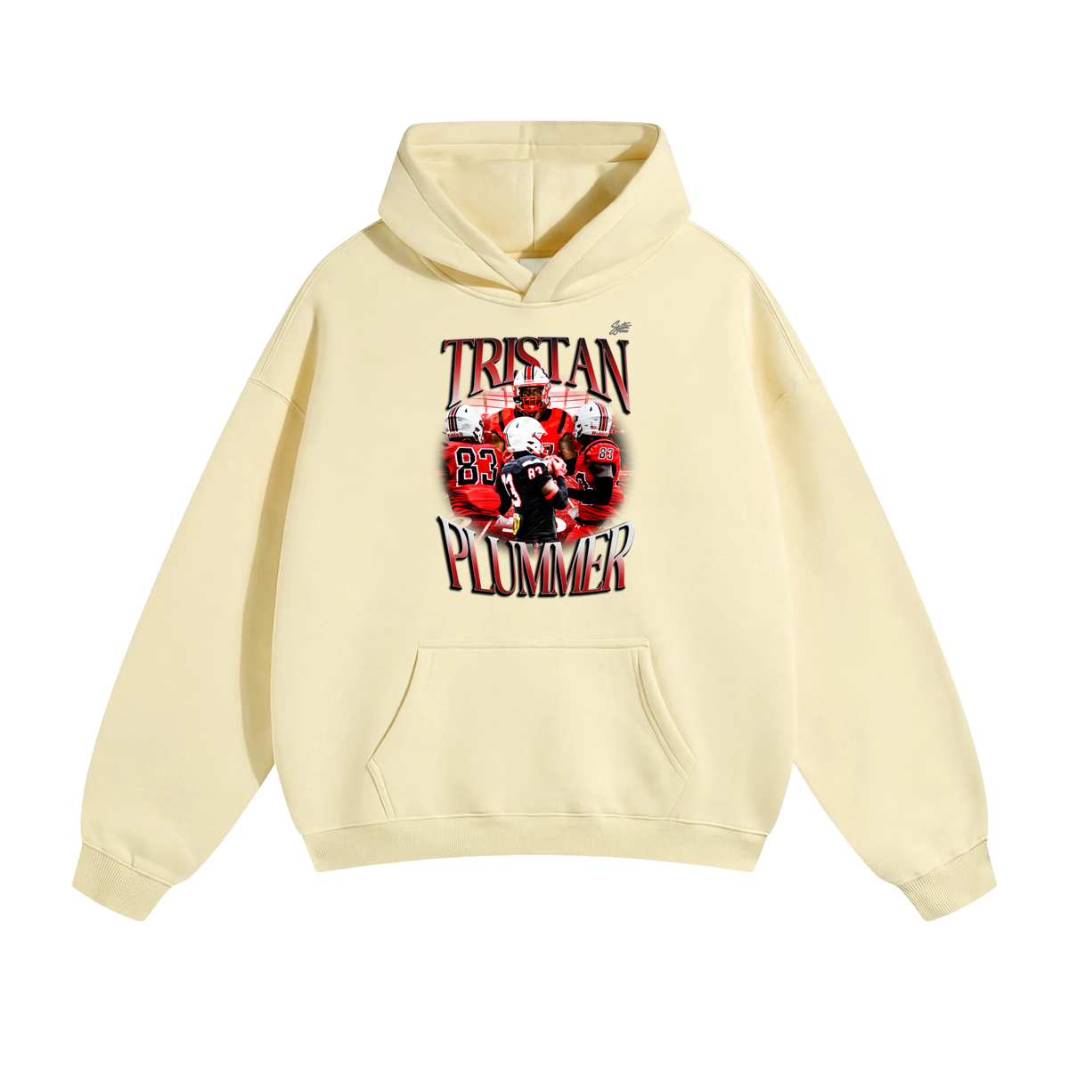 Tristan Plummer Oversize Fleeced Hoodie