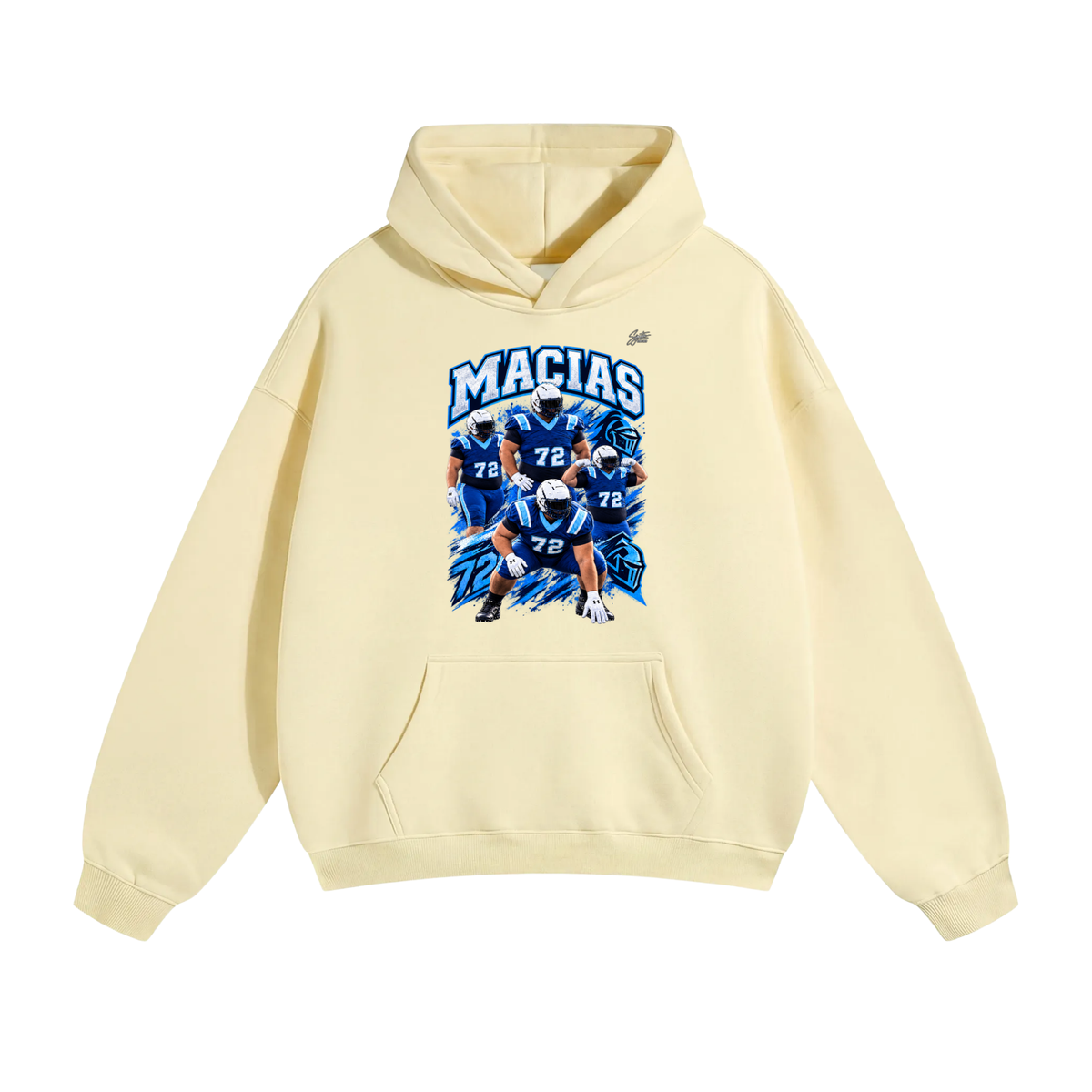 Jeshua Macias Oversize Fleeced Hoodie