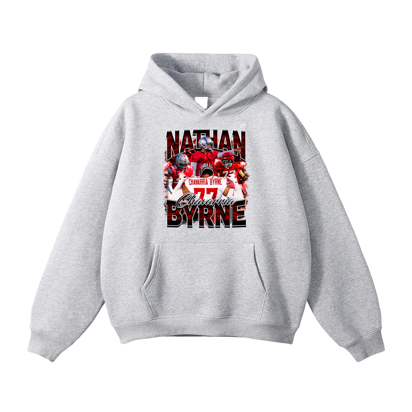 Nathan Chavarria Byrne Oversize Fleeced Hoodie