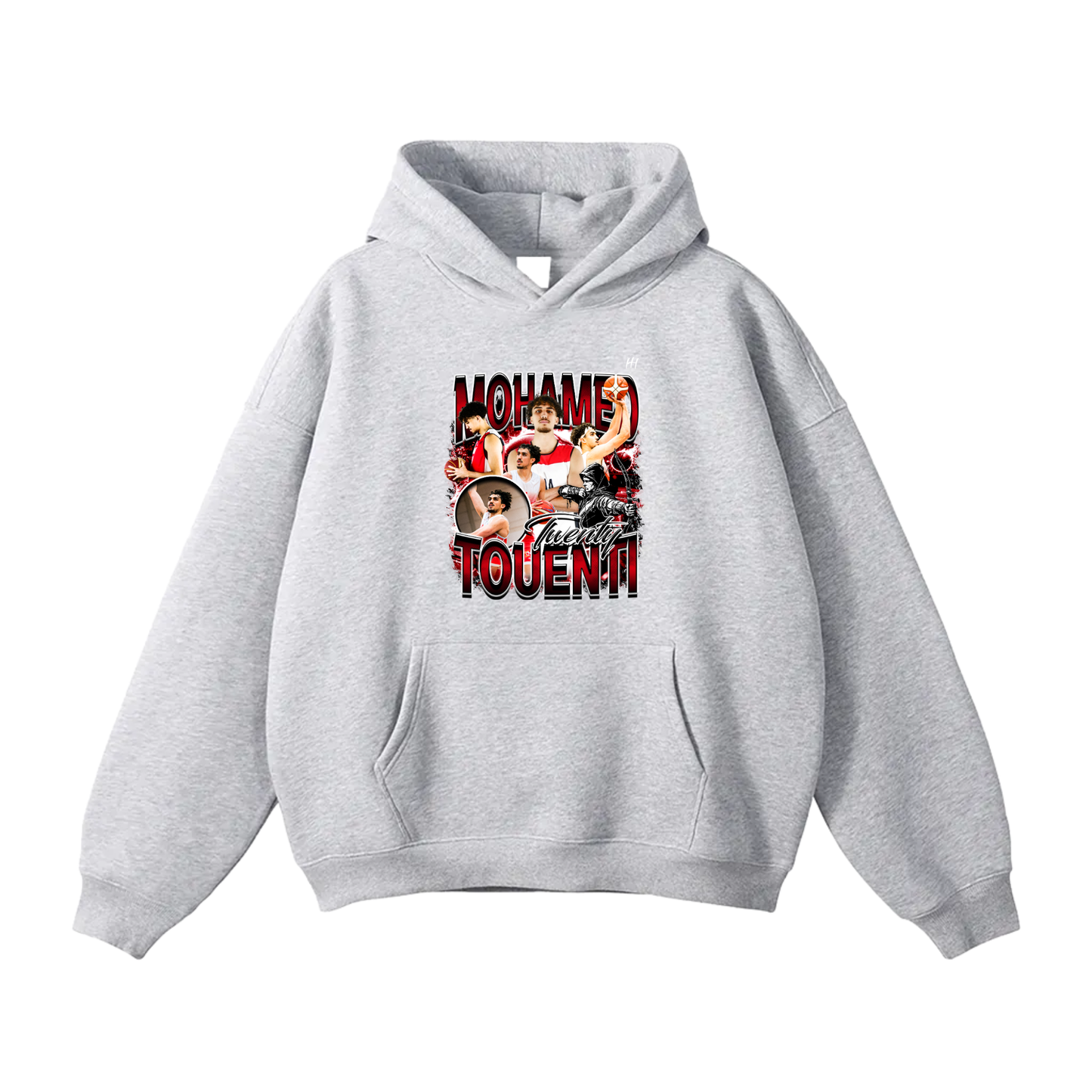 Mohamed Touenti Oversize Fleeced Hoodie