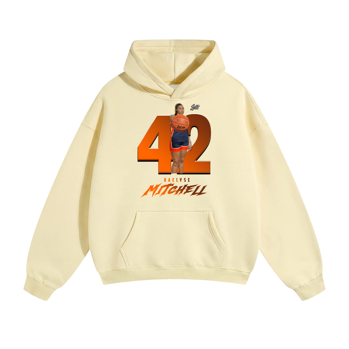Kaelyse Mitchell Oversize Fleeced Hoodie
