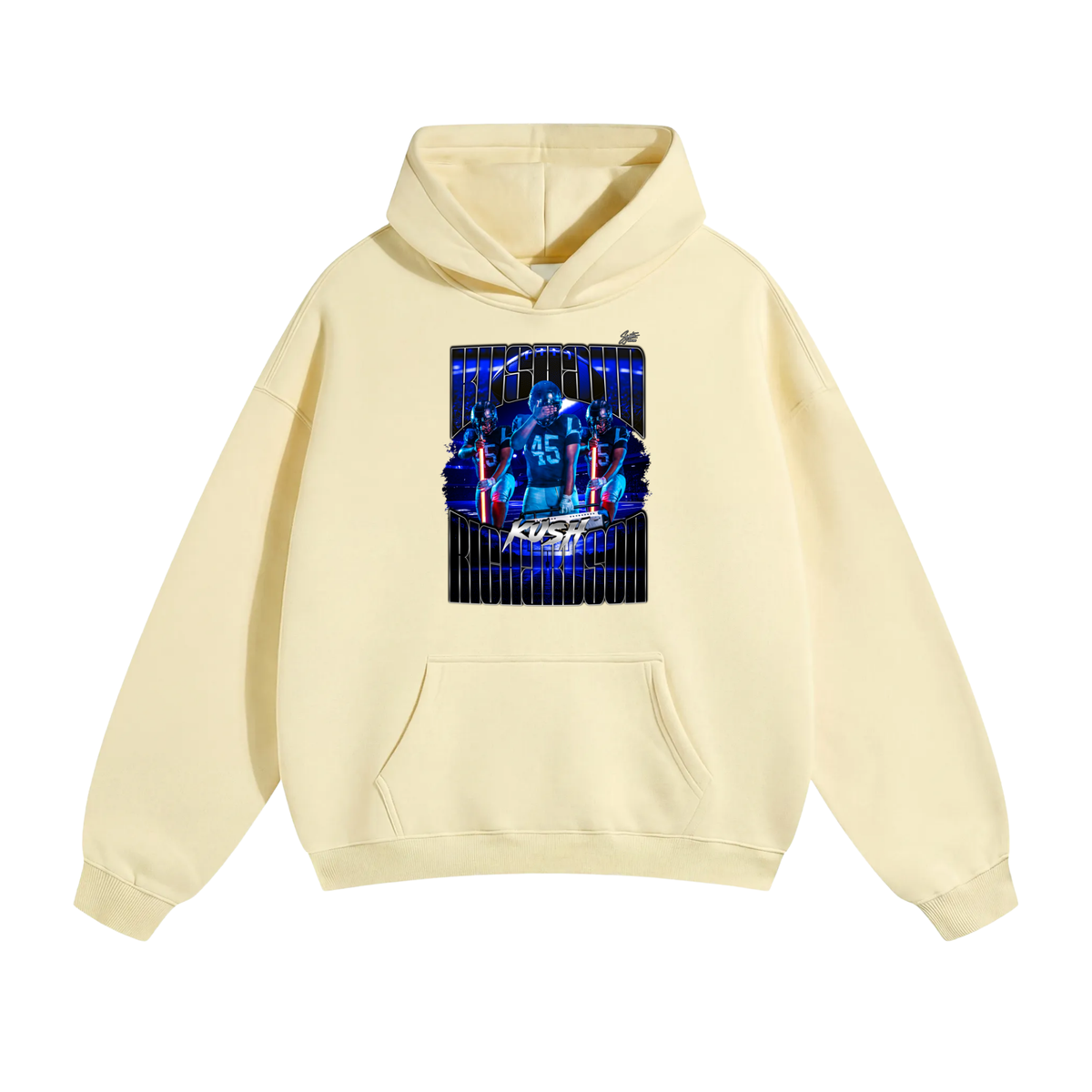 Kushaun Richardson Oversize Fleeced Hoodie