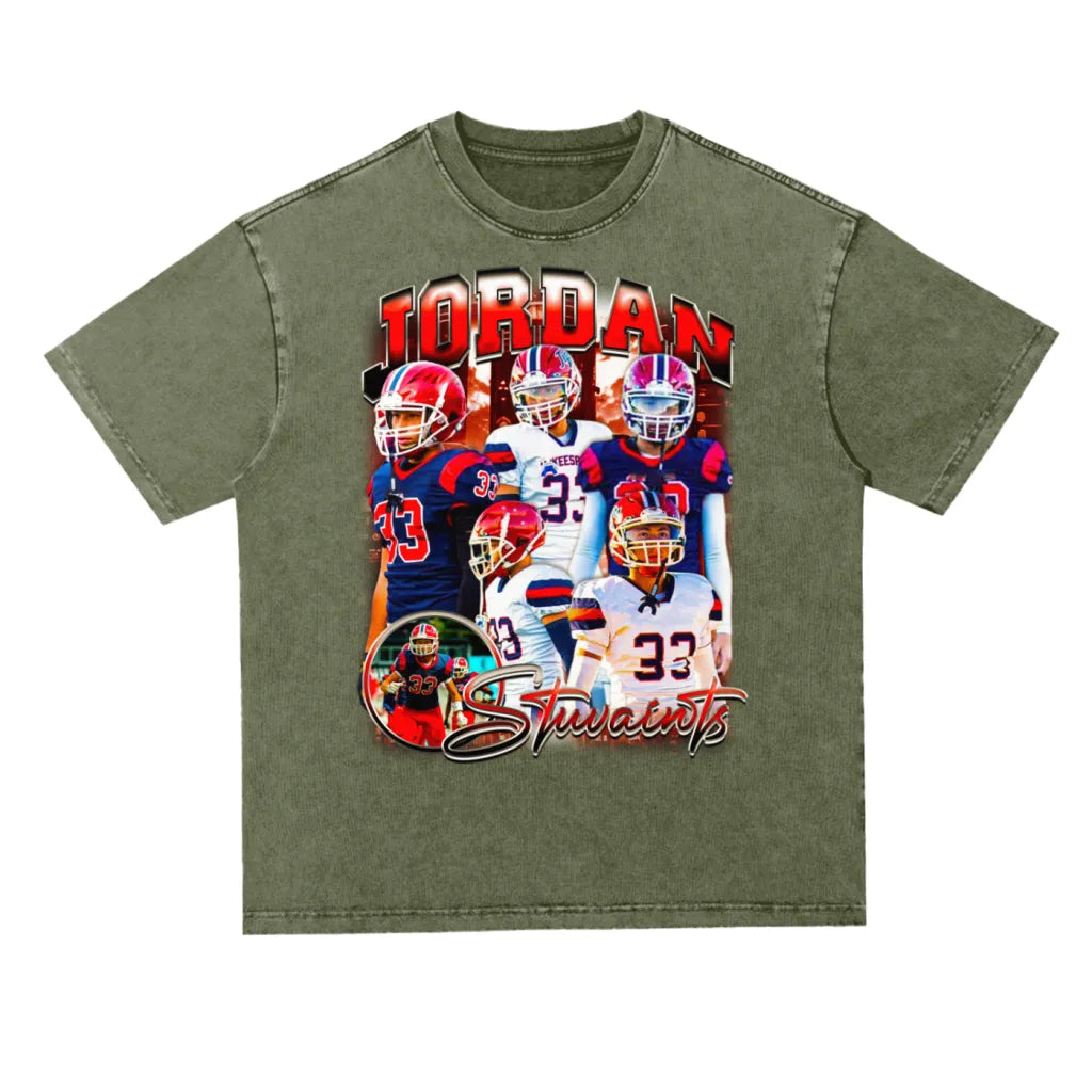 Jordan Stuvaints Oversized Acid wash T-shirt