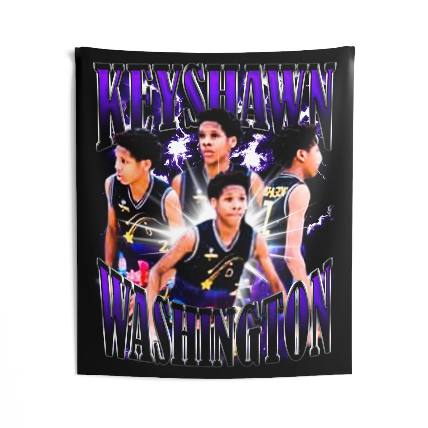 Keyshawn Washington Tapestry 50” x 60”