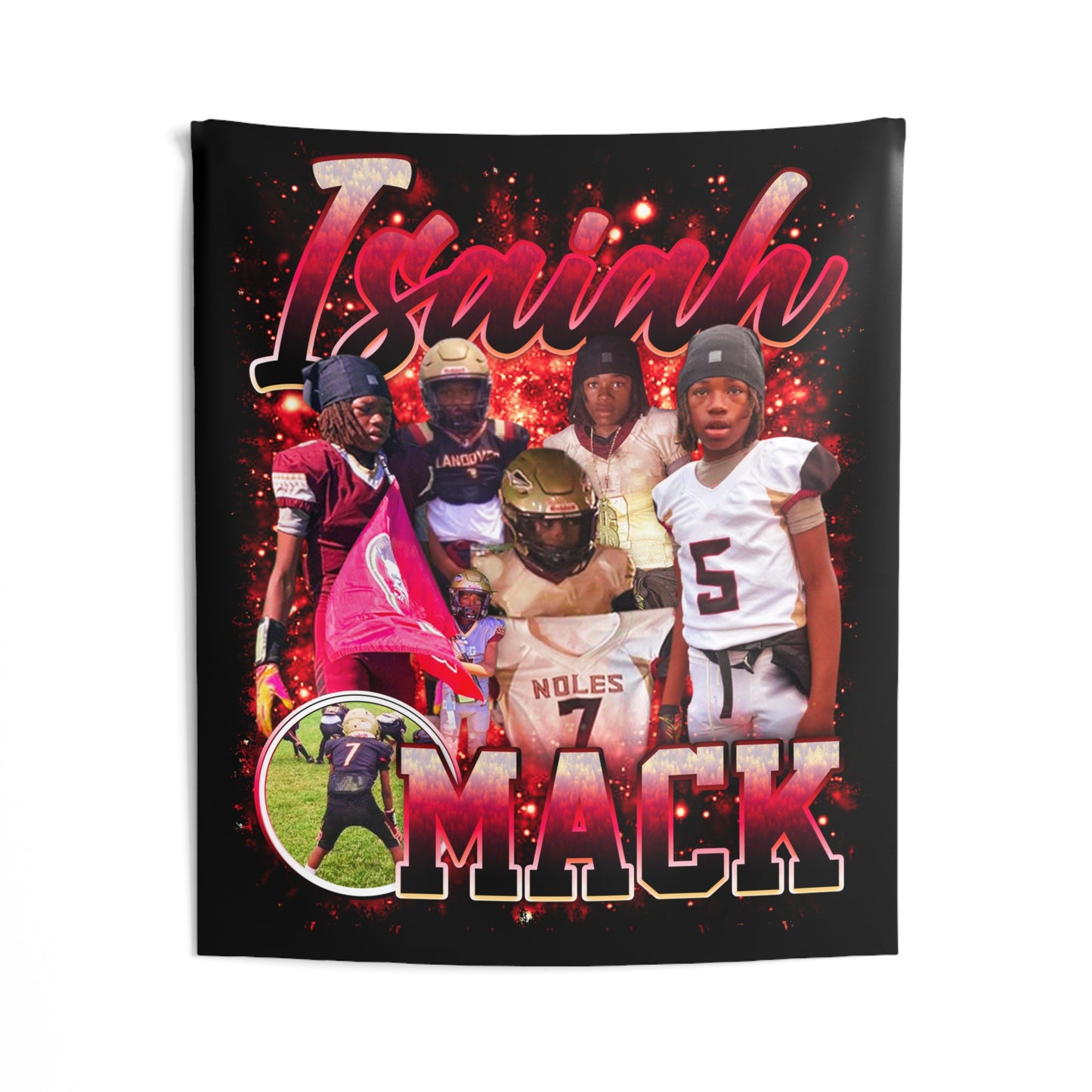 Isaiah Mack Tapestry 50” x 60”