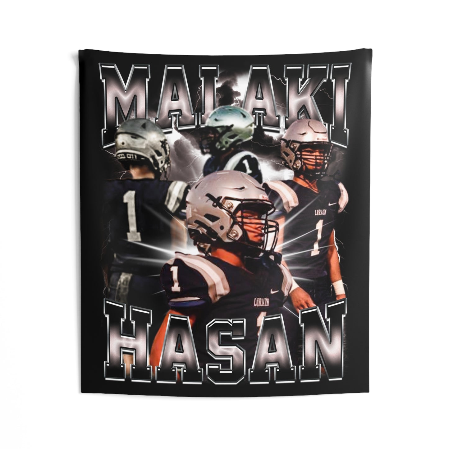 Malaki Hasan Tapestry 50” x 60”
