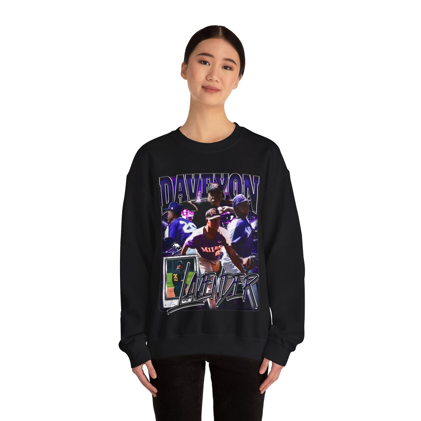 Daveyon lavender Crewneck Sweatshirt