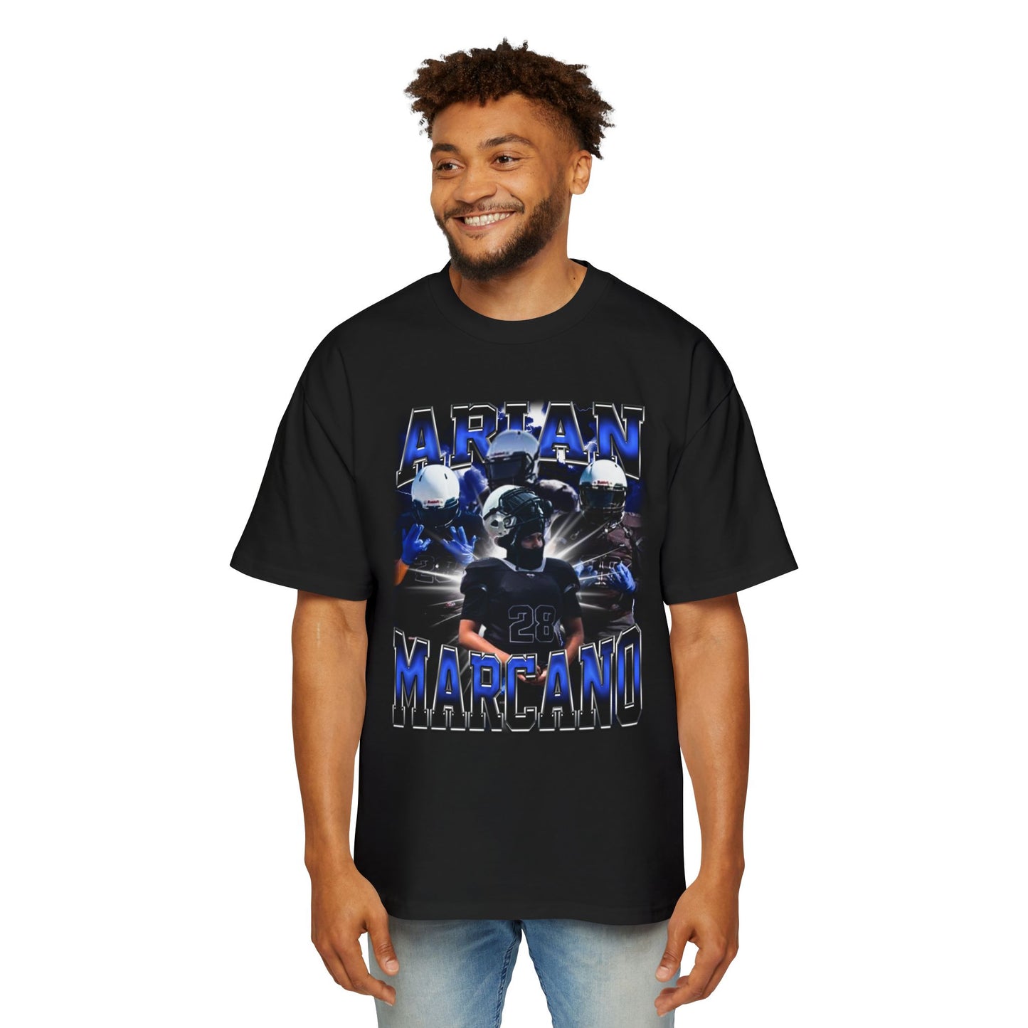 Arian Marcano Oversized Retro Tee