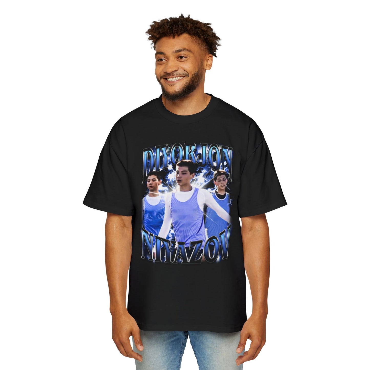 Diyorjon Niyazov Oversized Retro Tee
