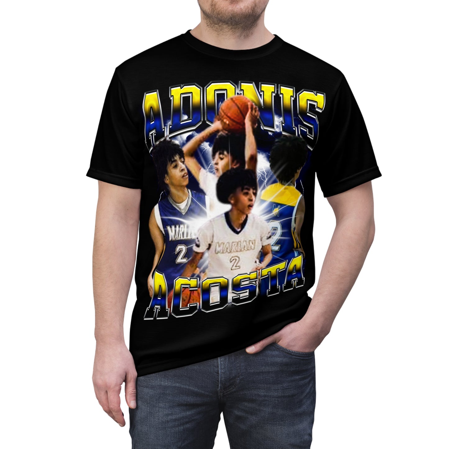 Adonis Acosta Vintage Full Print Tee