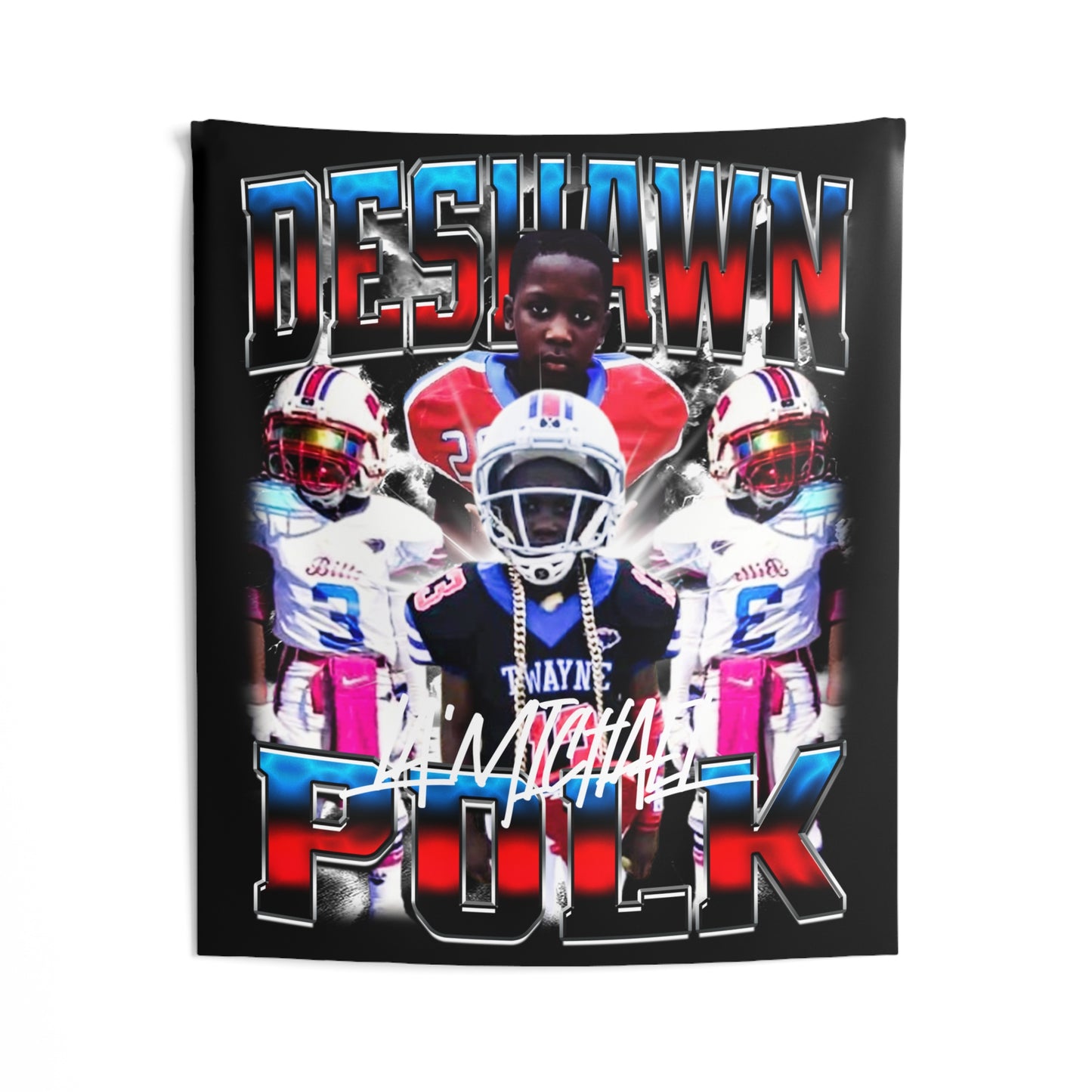 Deshawn La'michael Polk Tapestry 50” x 60”
