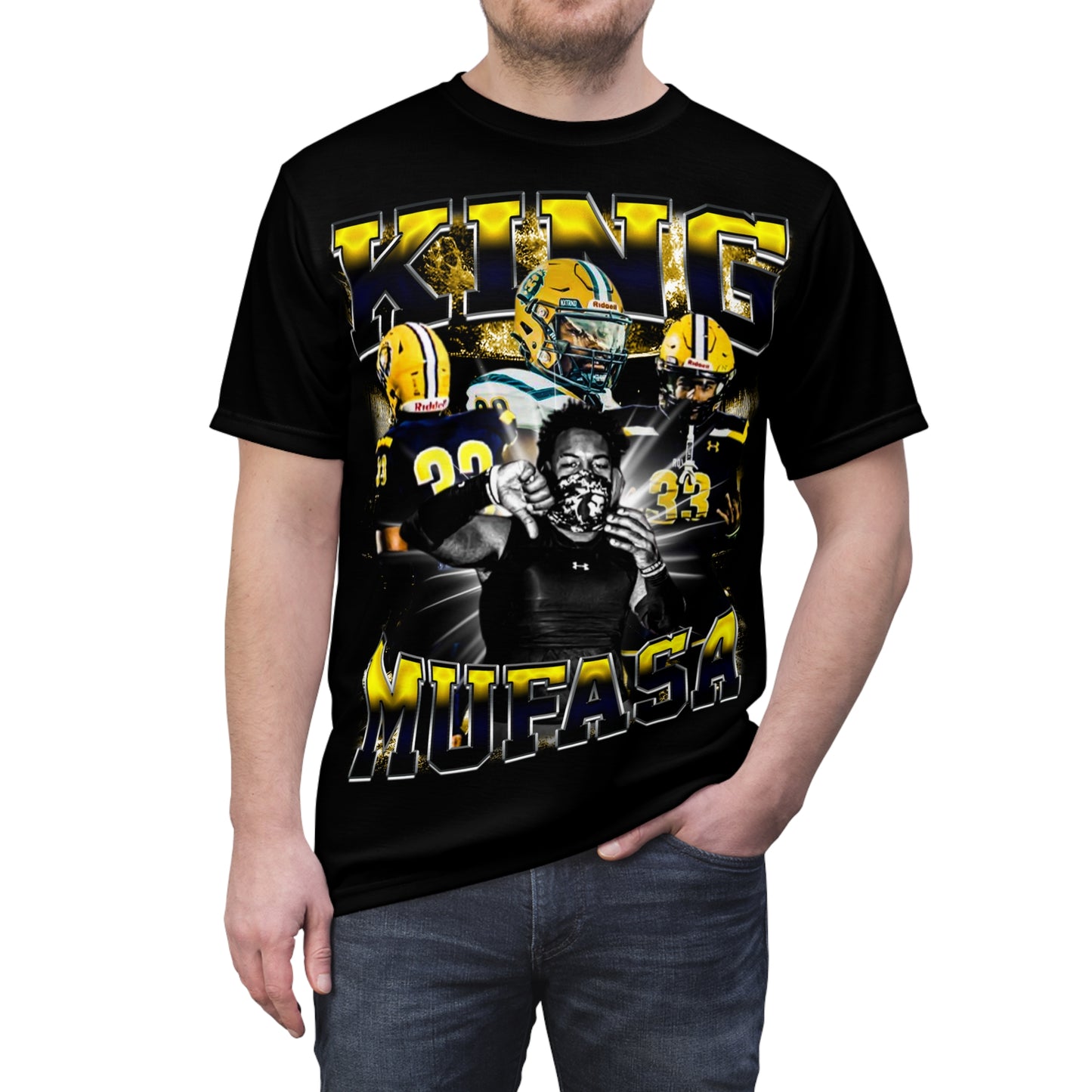 King Mufasa Vintage Full Print Tee