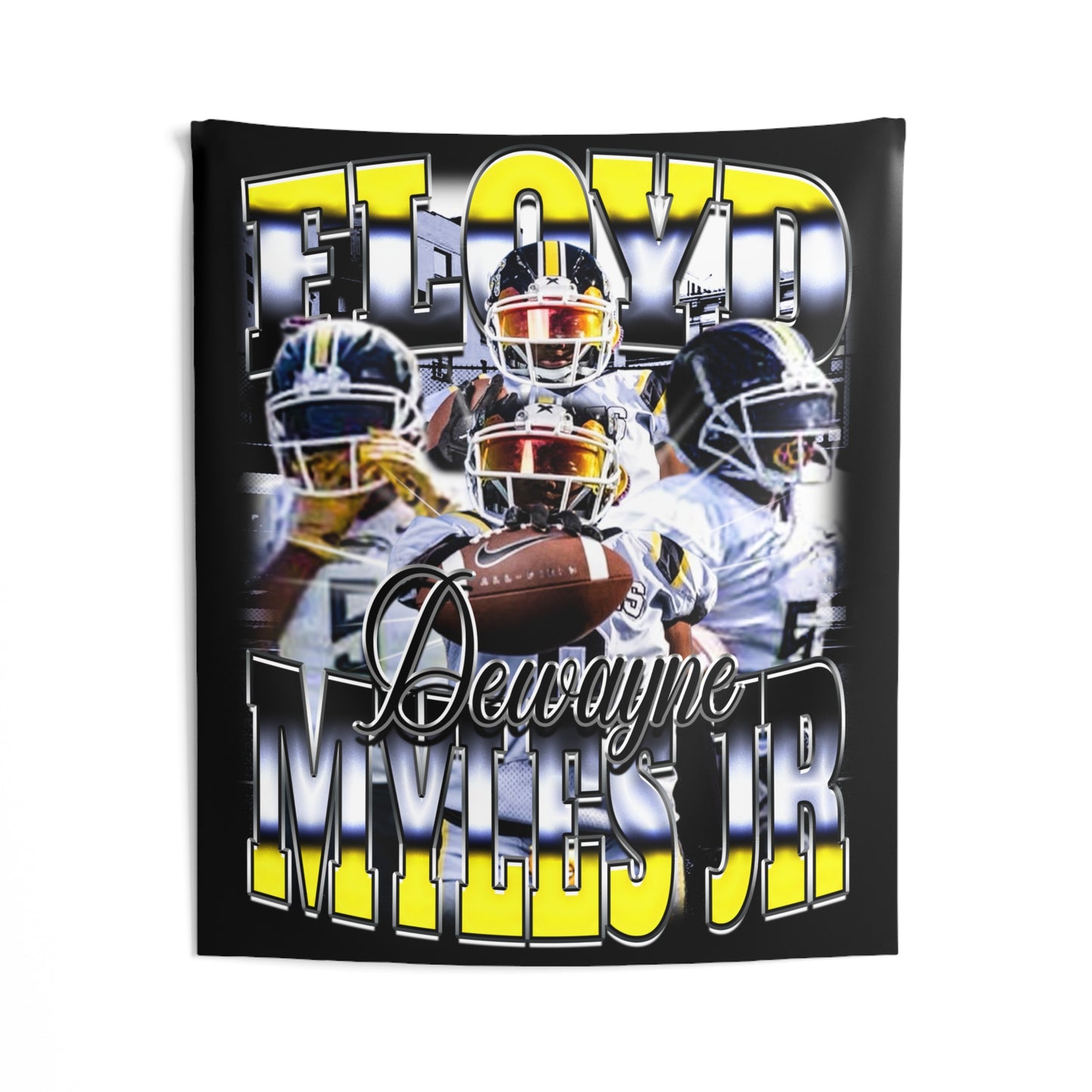 Floyd Dewayne Myles JR Tapestry 50” x 60”