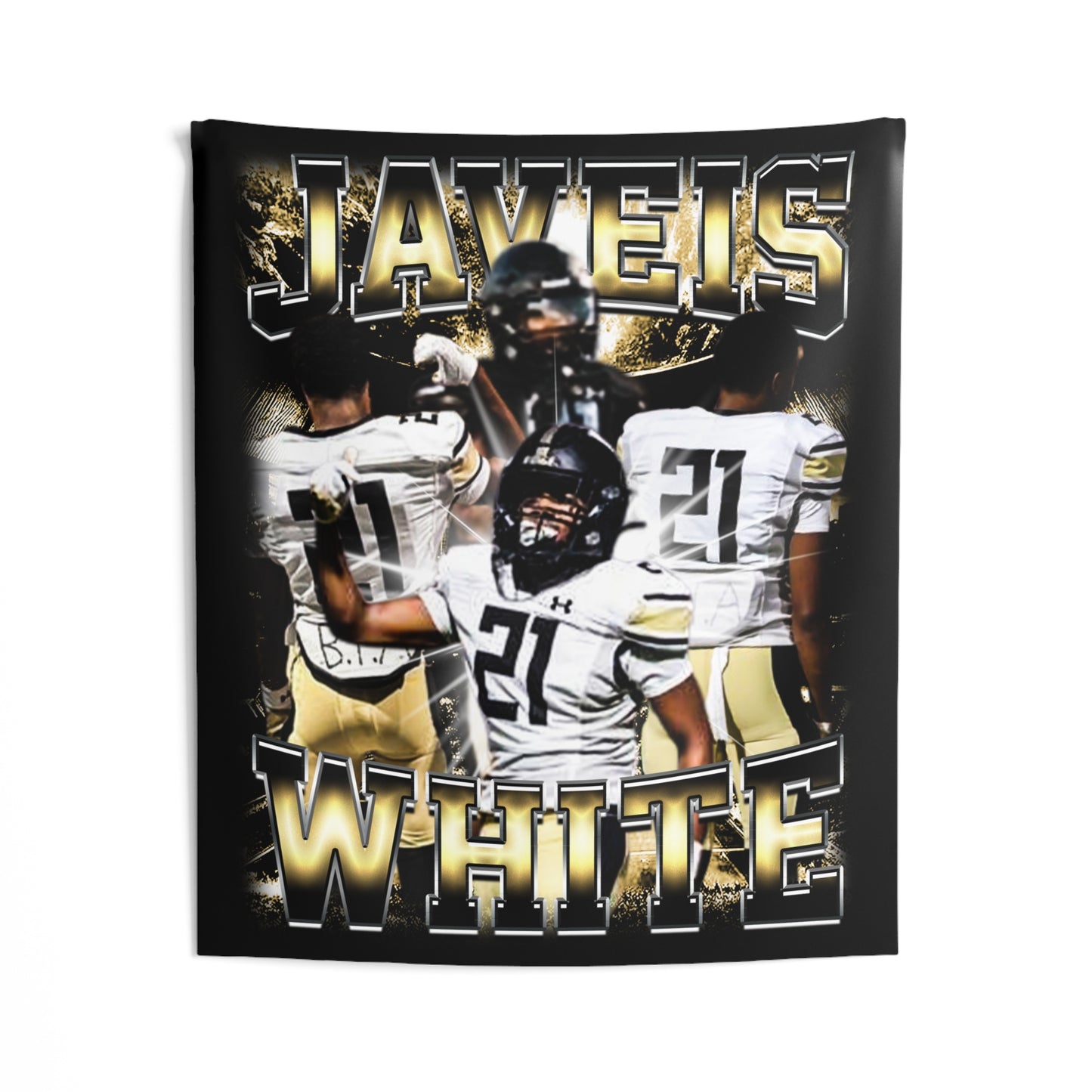 Javeis White Tapestry 50” x 60”