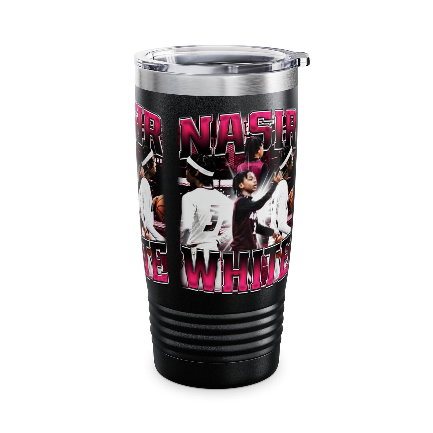 Nasir White Stainless Steal Tumble