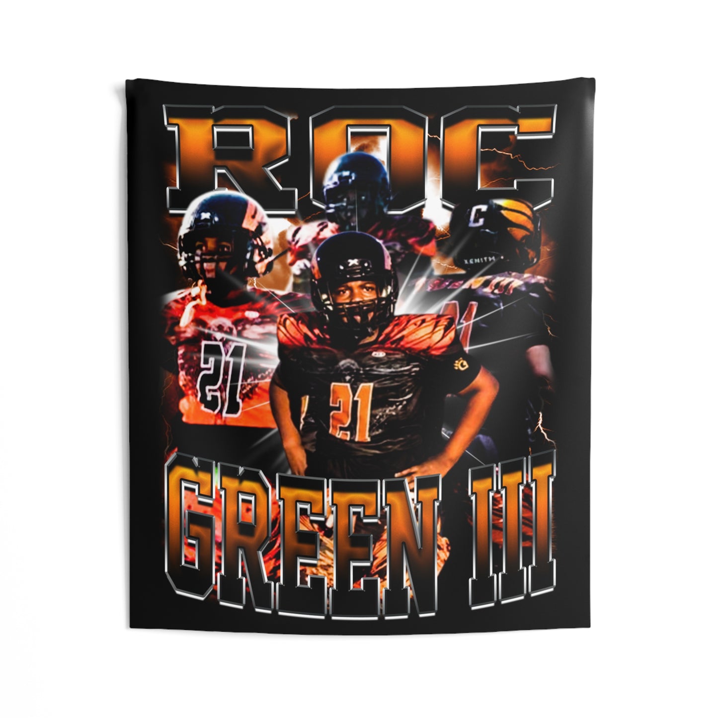 Roc Green III Tapestry 50” x 60”