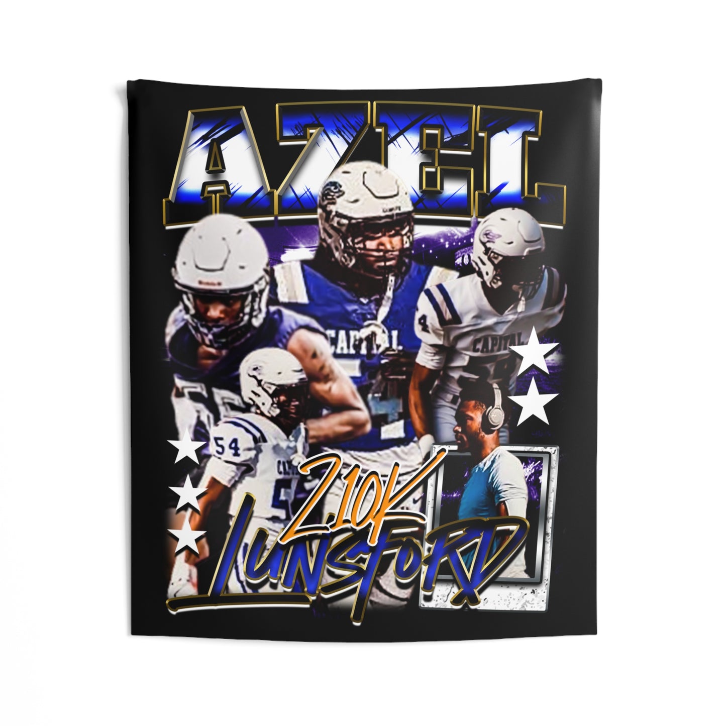 Azel Lunsford Tapestry 50” x 60”