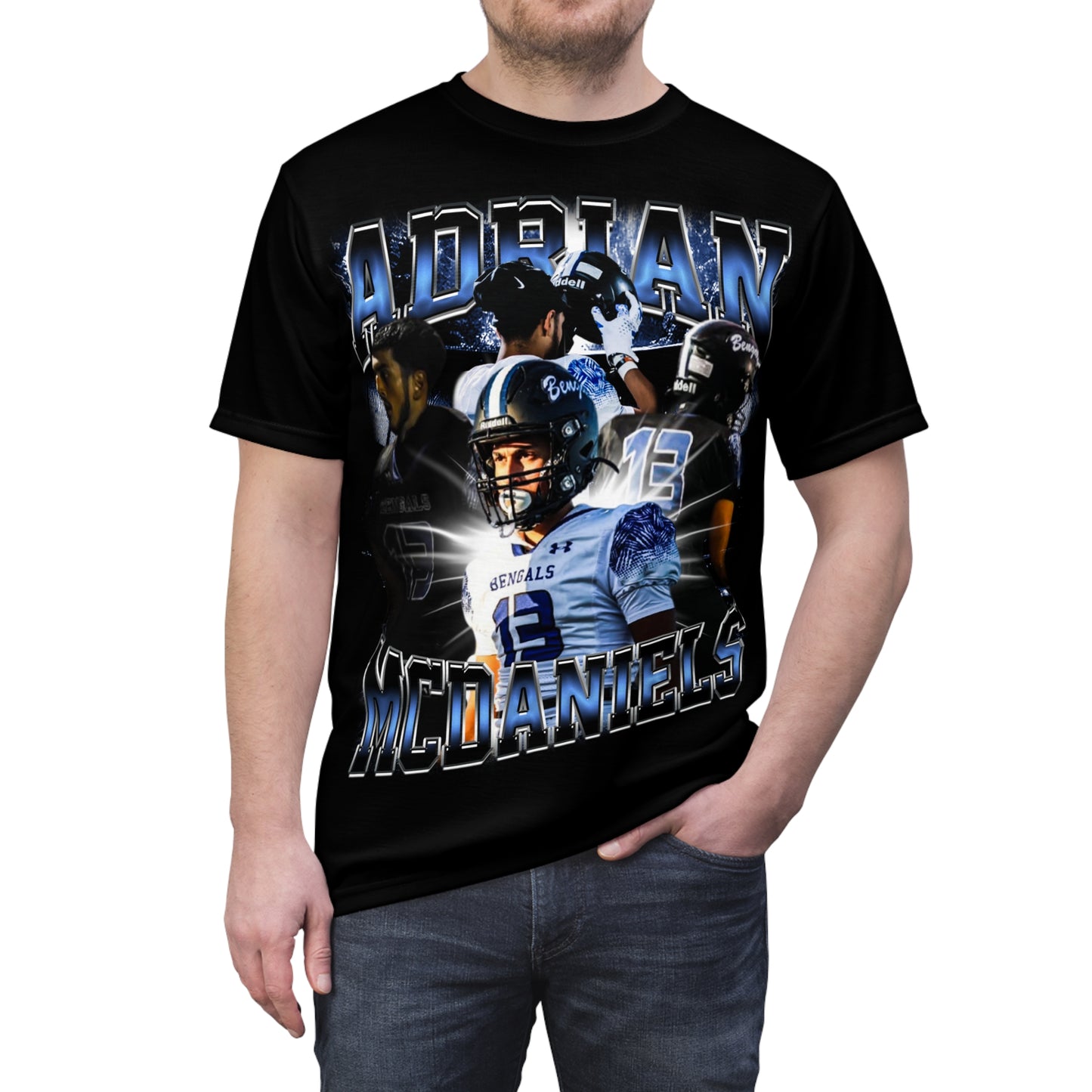 Adrian Mcdaniels Vintage Full Print Tee