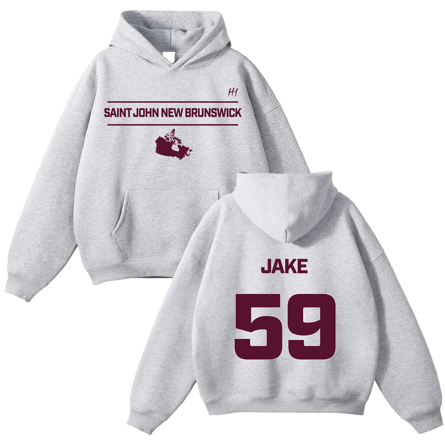 Jake DeBow Oversize Fleeced Hoodie