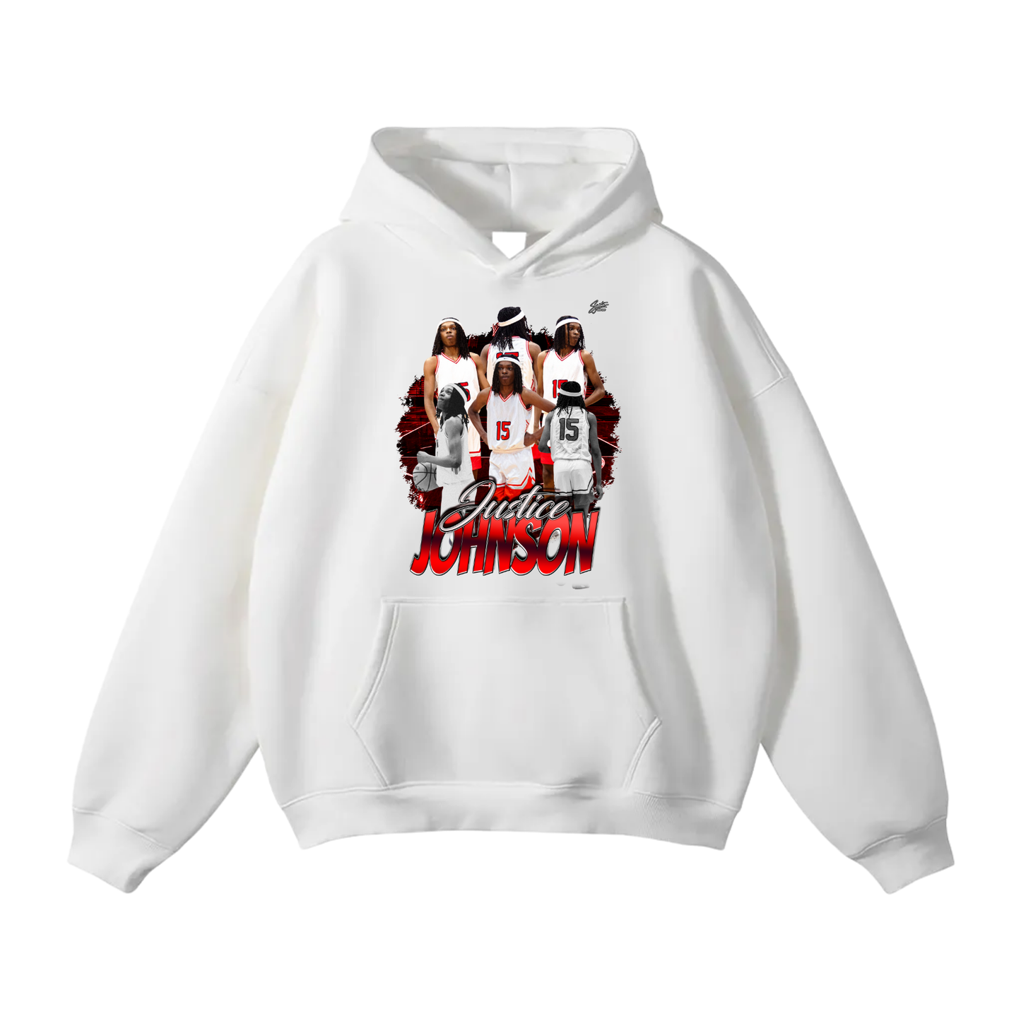 Justice Johnson Oversize Fleeced Hoodie