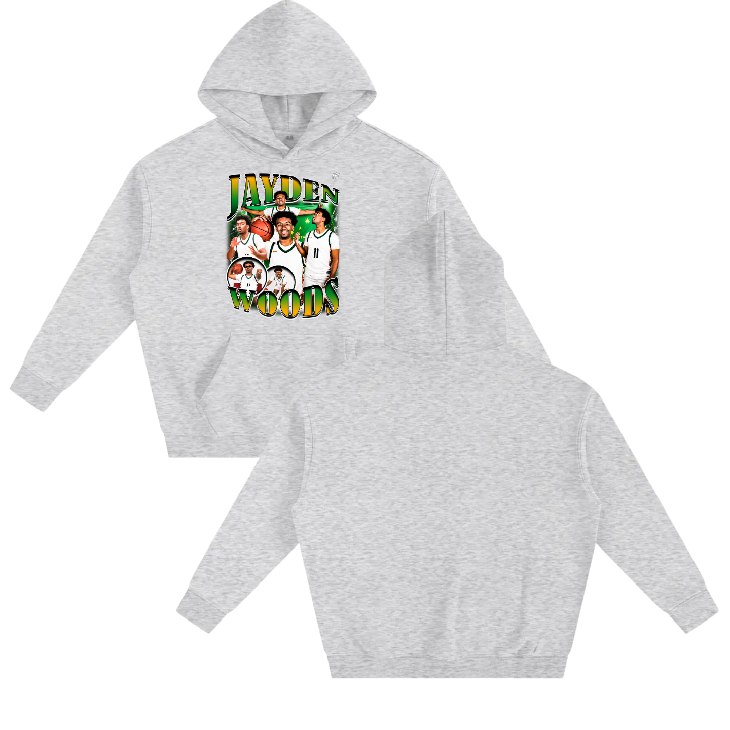 Jayden Woods Oversize Fleeced Hoodie