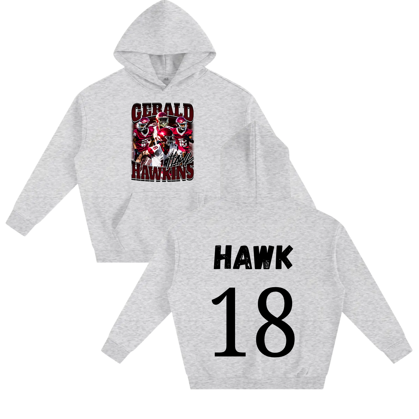Gerald Hawkins Oversize Fleeced Hoodie