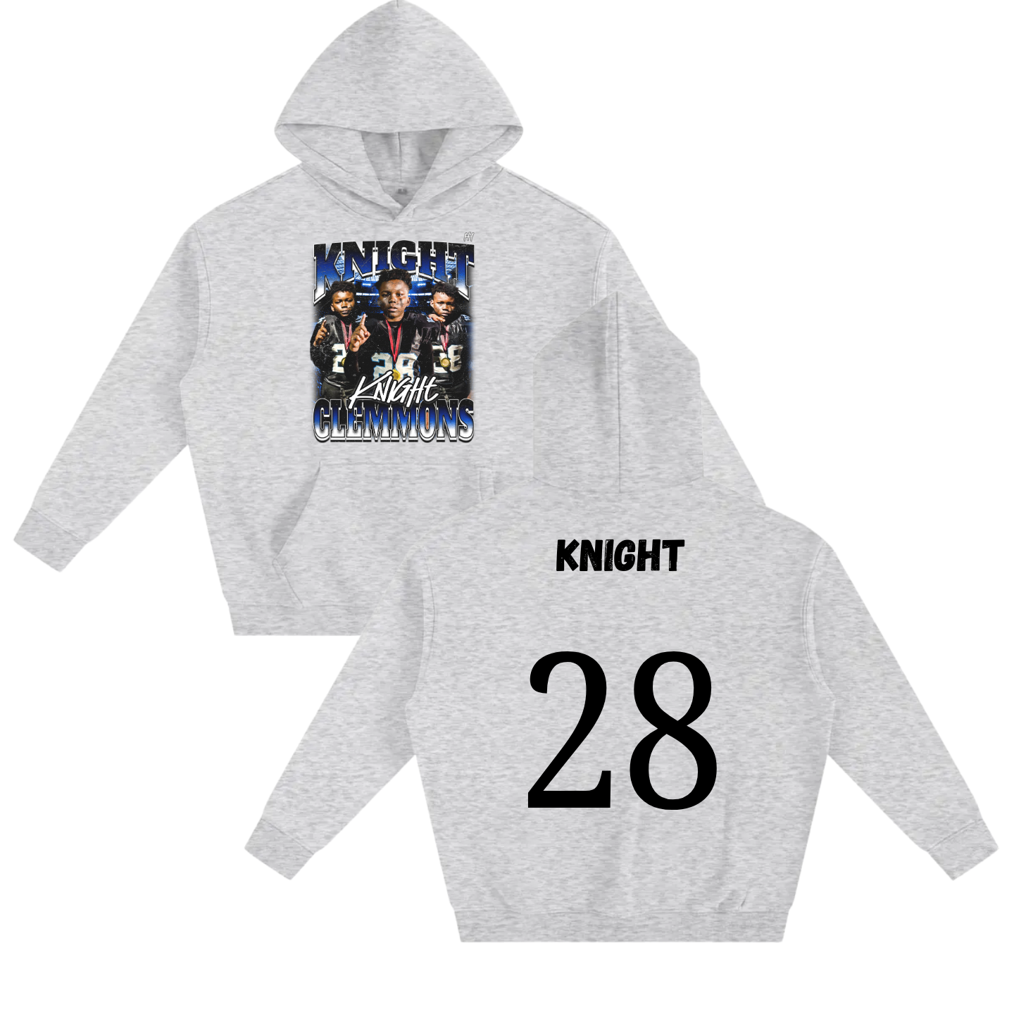 Knight Clemmons Oversize Fleeced Hoodie