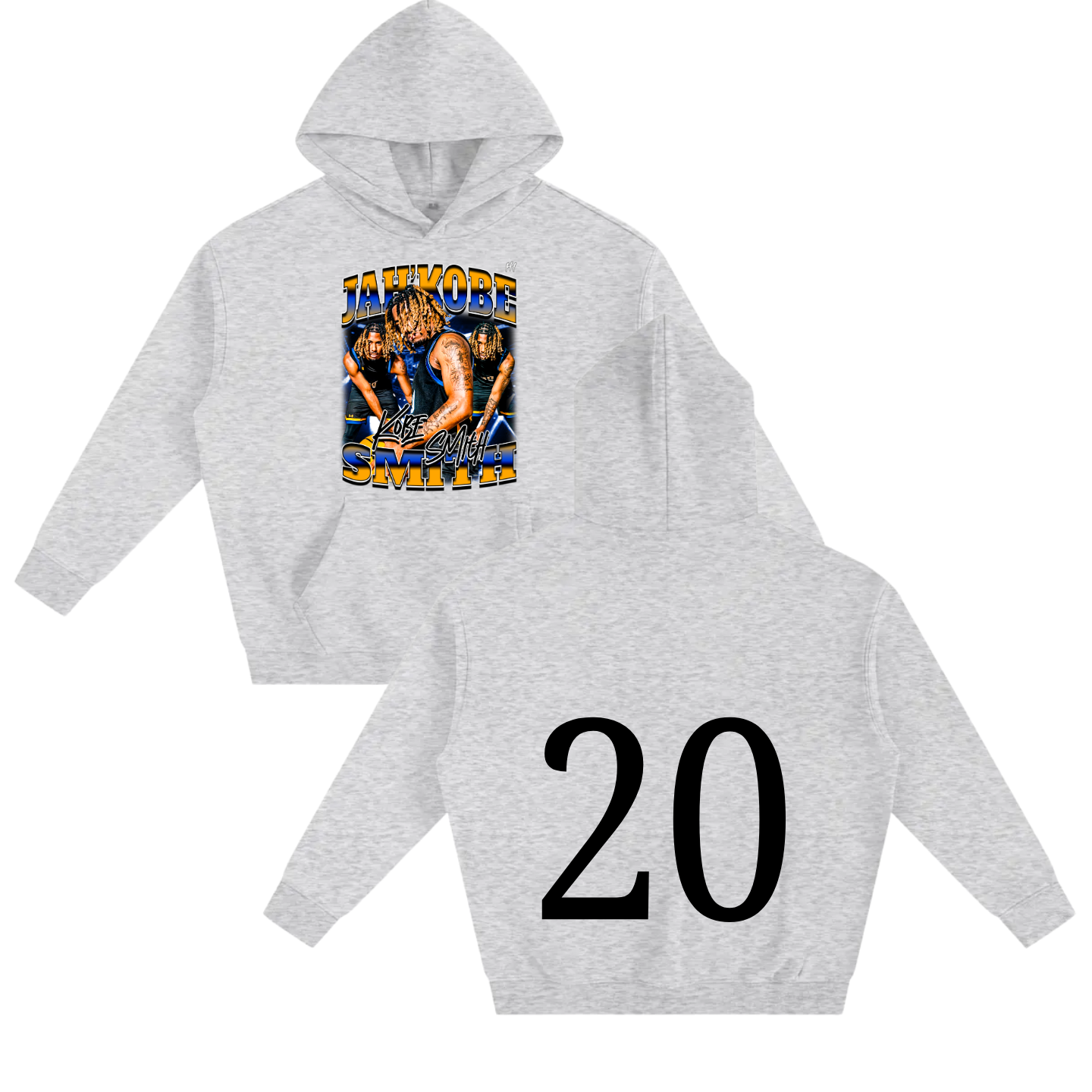 Jah’Kobe Smith Oversize Fleeced Hoodie