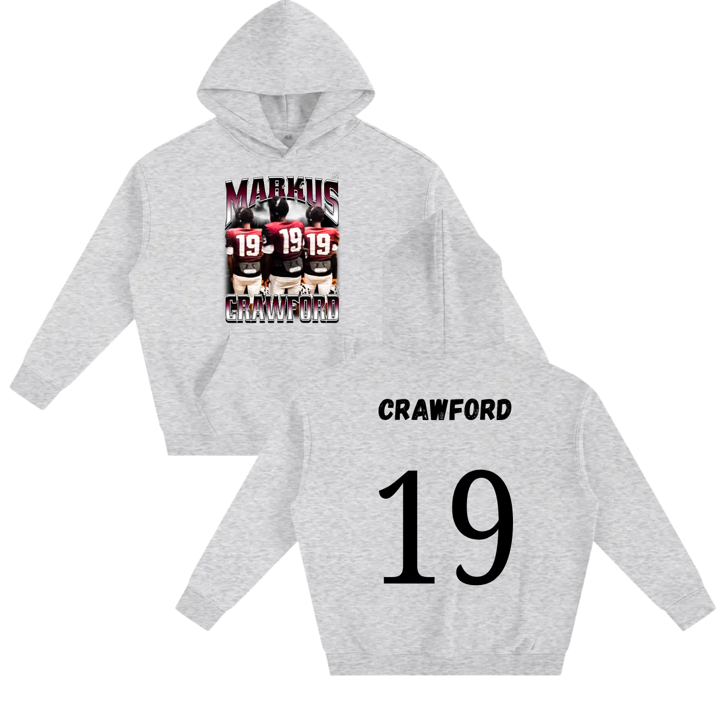 Markus Crawford Oversize Fleeced Hoodie