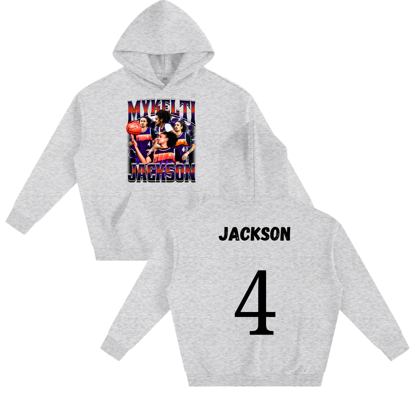 Mykelti Jackson Oversize Fleeced Hoodie