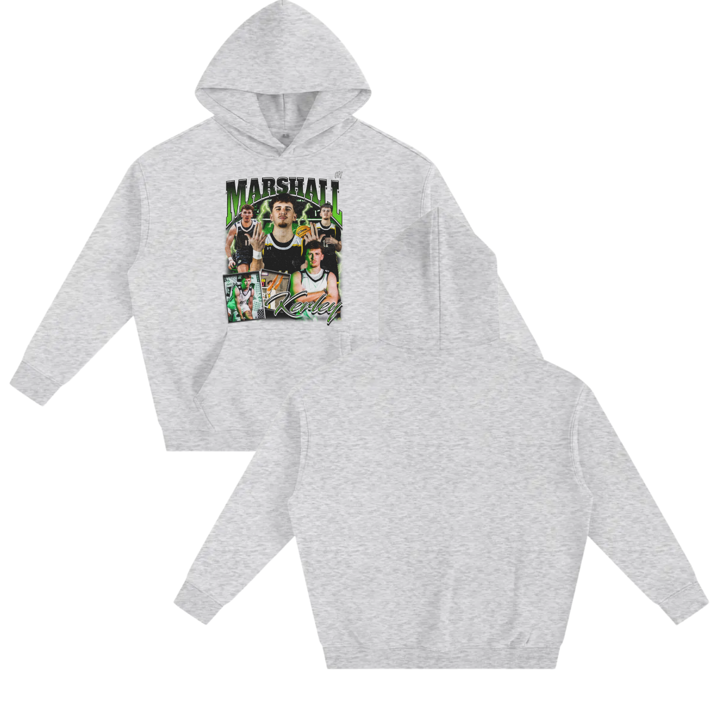 Marshall Kerley Oversize Fleeced Hoodie