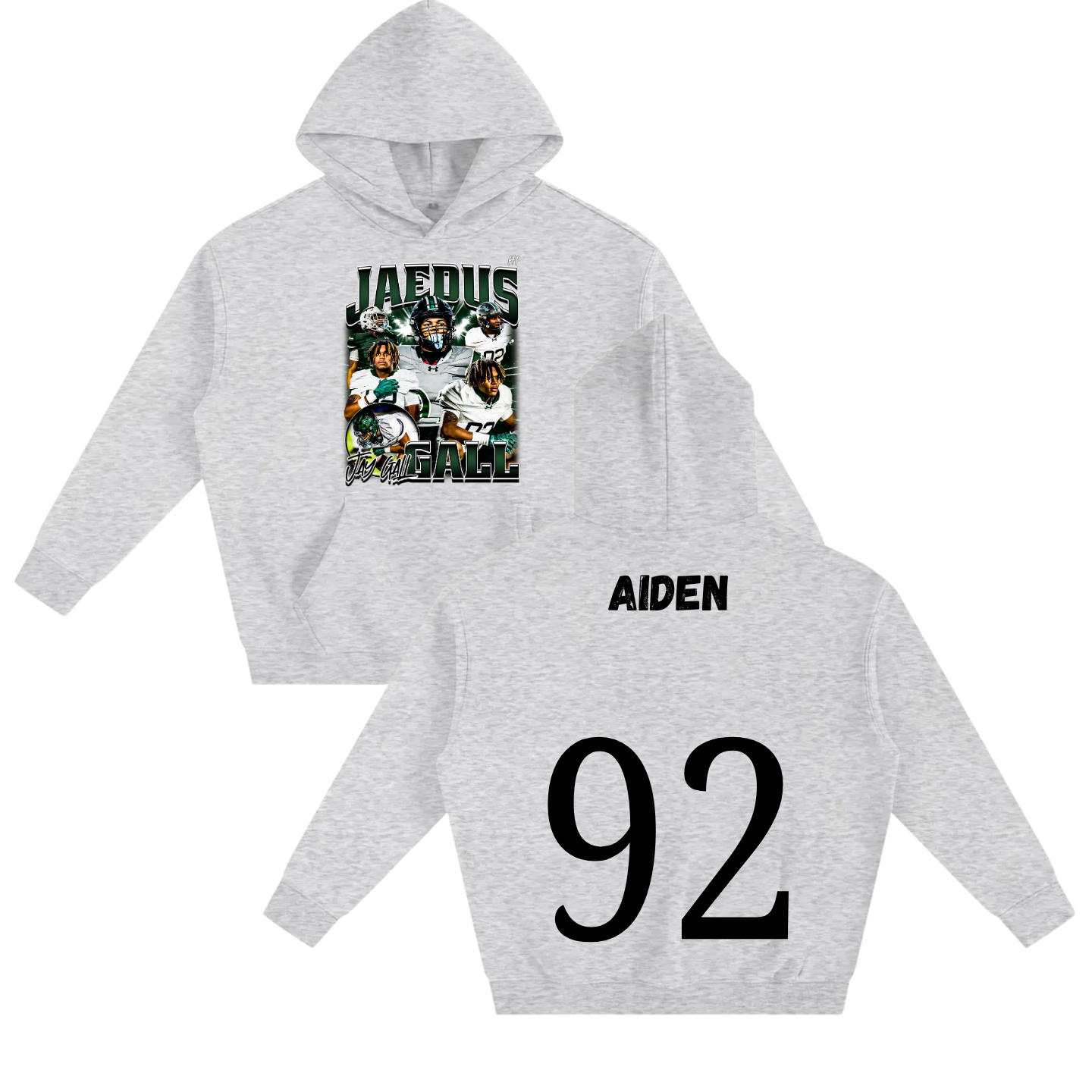 Jaedus Gall Oversize Fleeced Hoodie