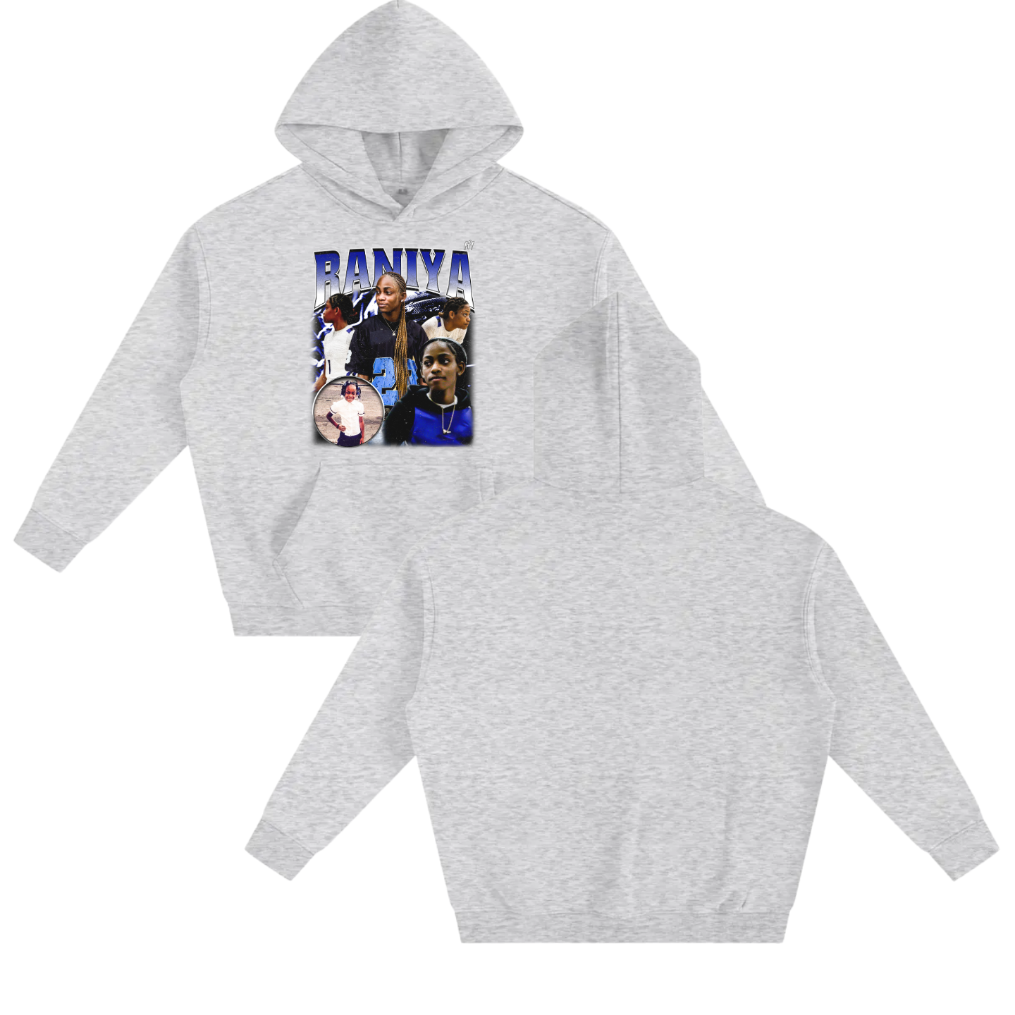 Raniya Oversize Fleeced Hoodie