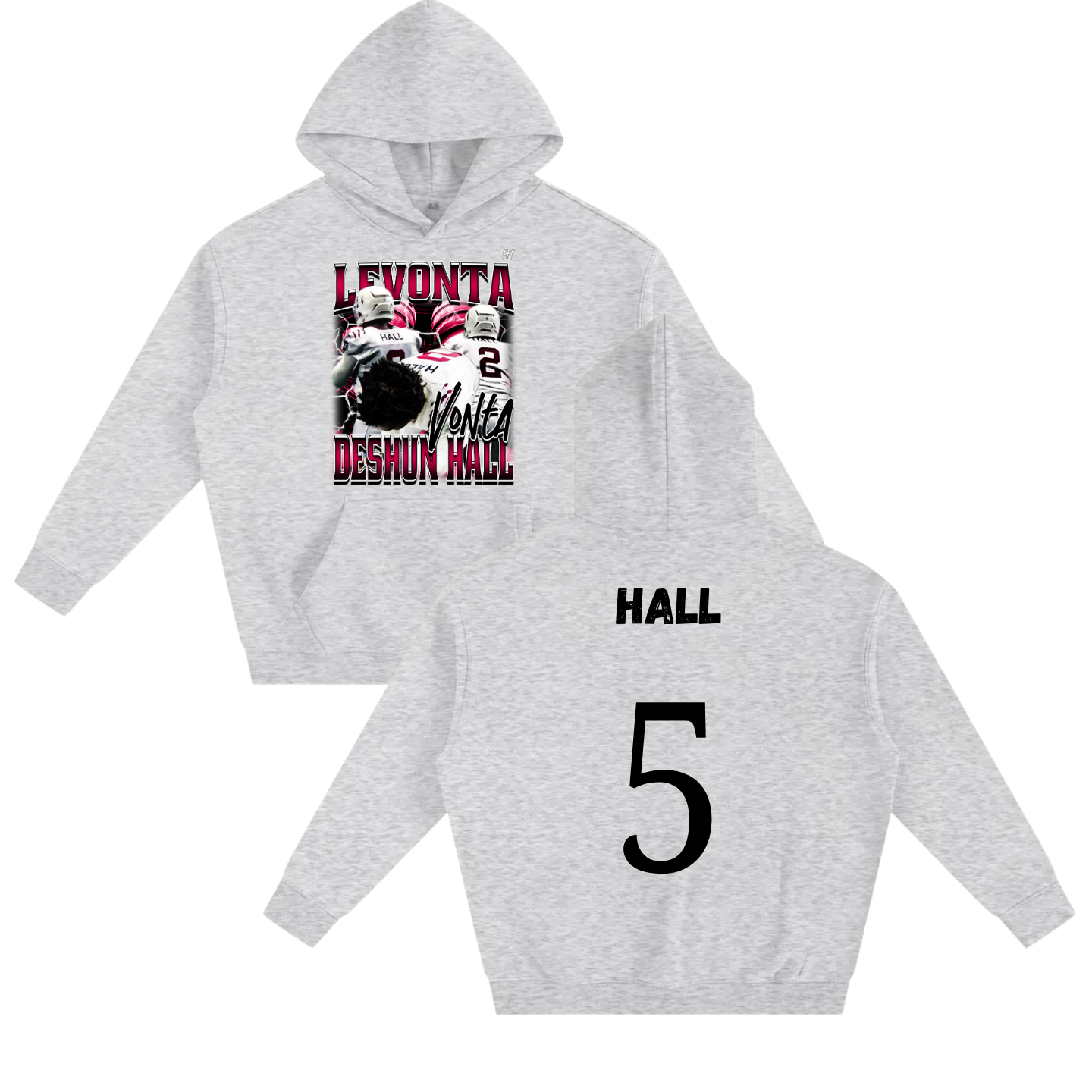 LeVonta Deshun Hall Oversize Fleeced Hoodie