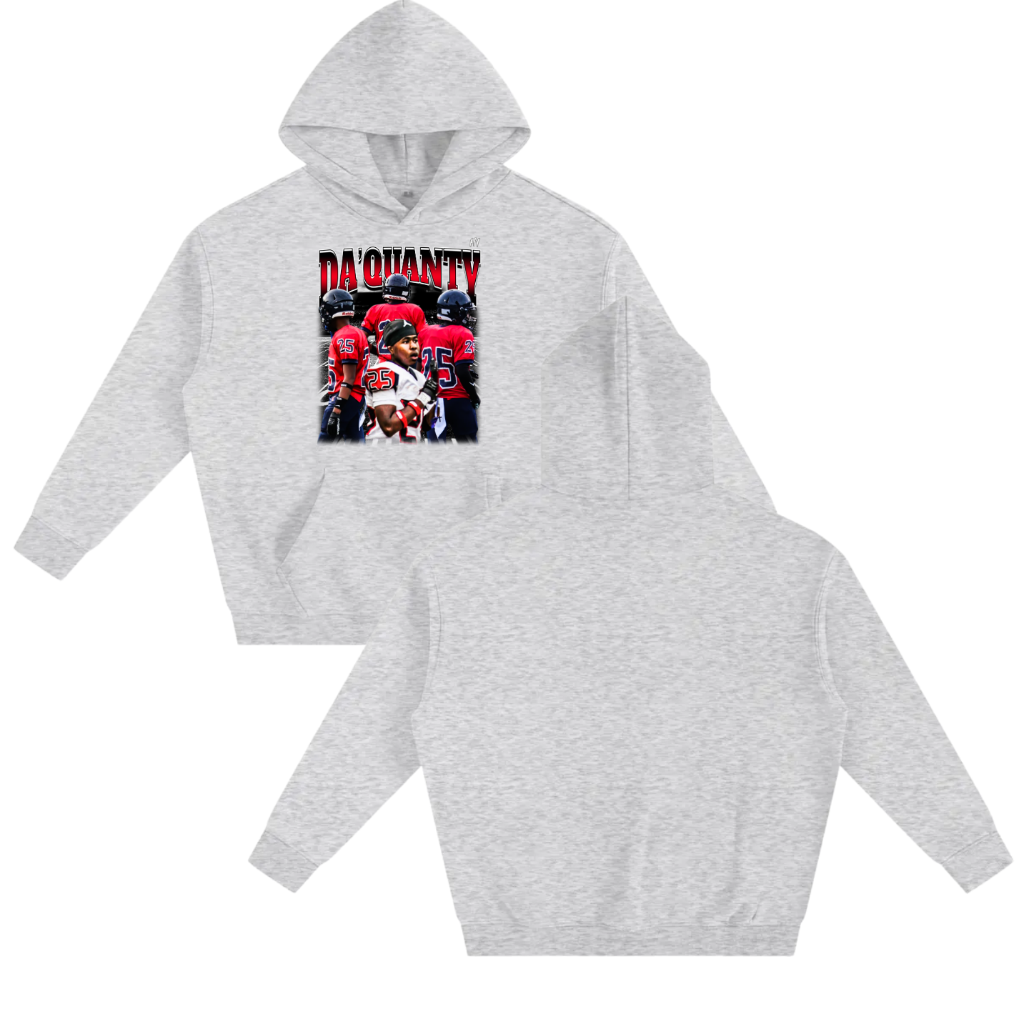 Da'Quanty Oversize Fleeced Hoodie