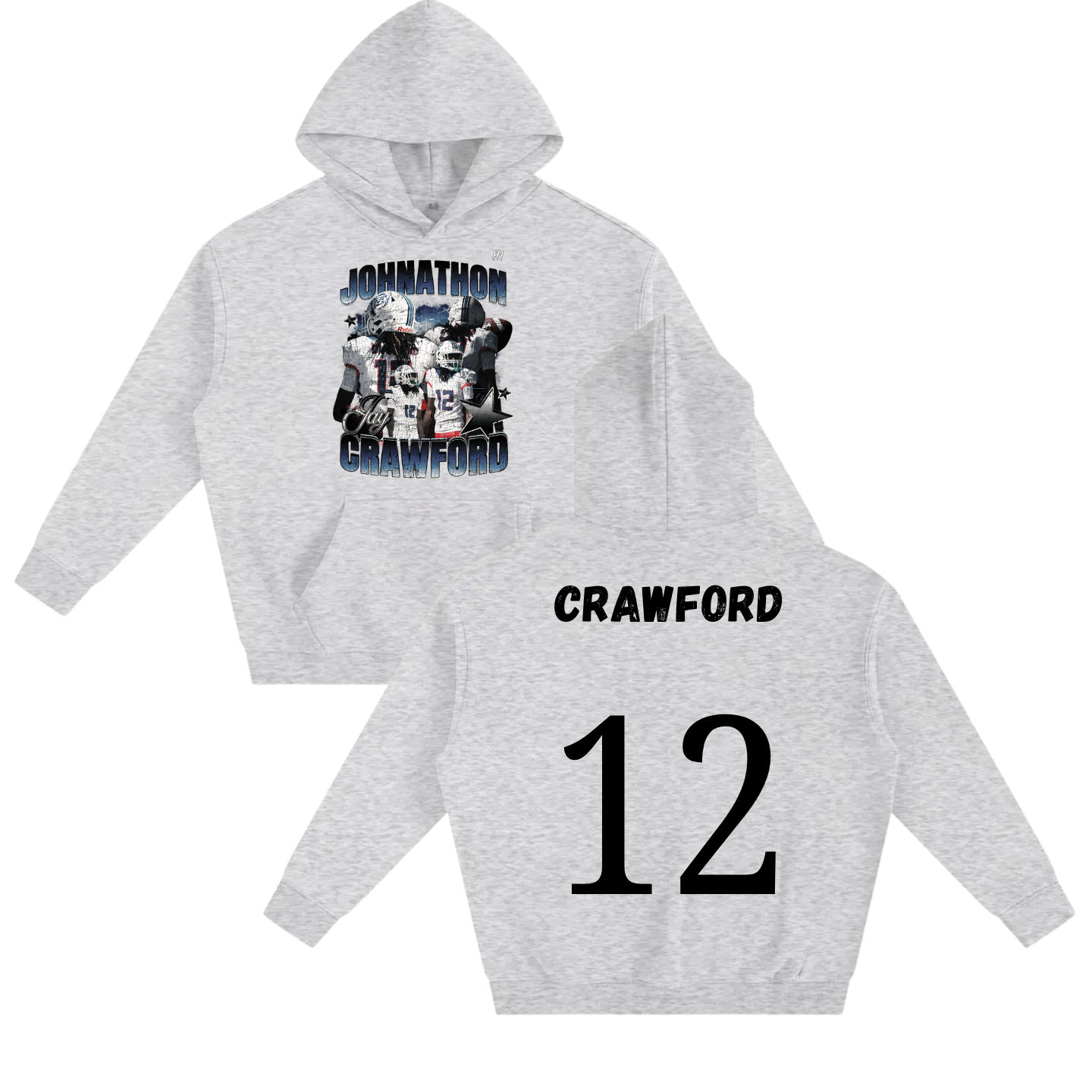 Johnathon Crawford Oversize Fleeced Hoodie