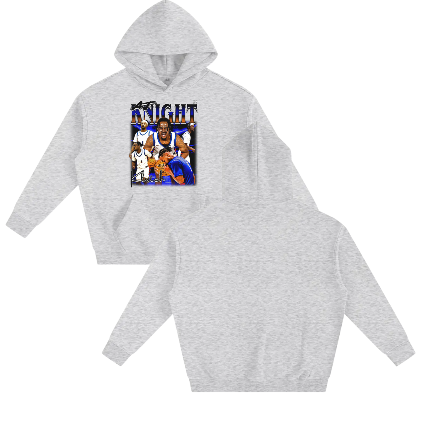 AJ Knight Oversize Fleeced Hoodie