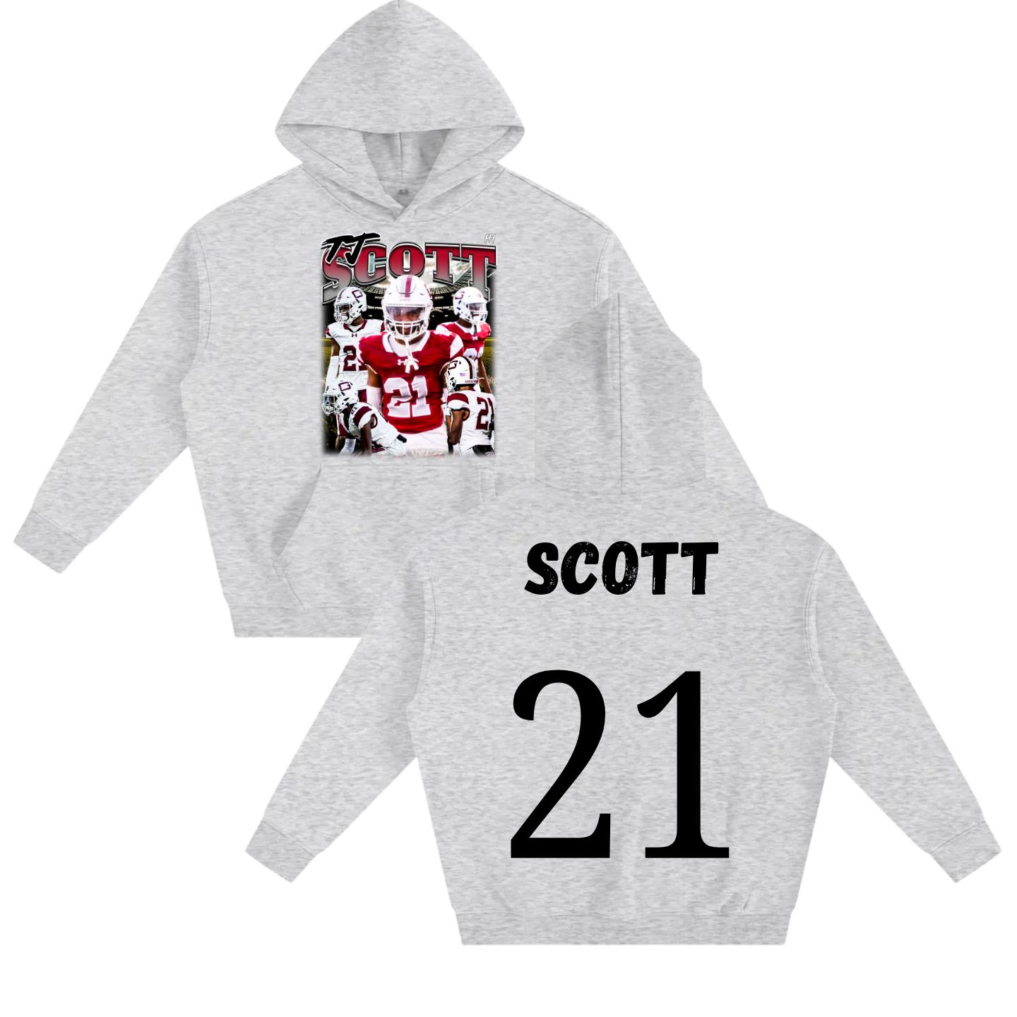 TJ Scott Oversize Fleeced Hoodie