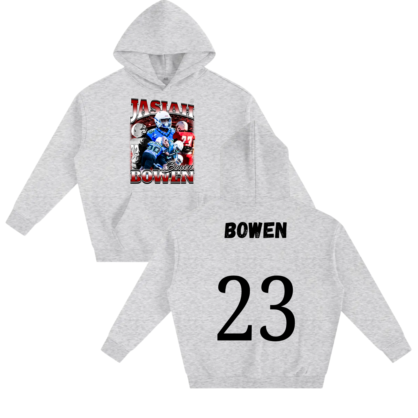 Jasiah Bowen Oversize Fleeced Hoodie