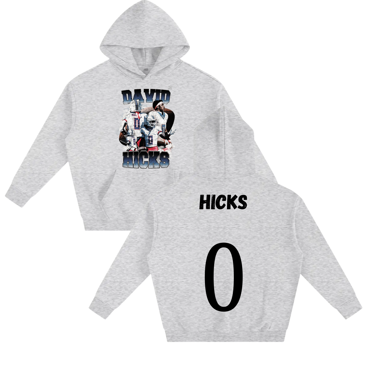 David Hicks Oversize Fleeced Hoodie