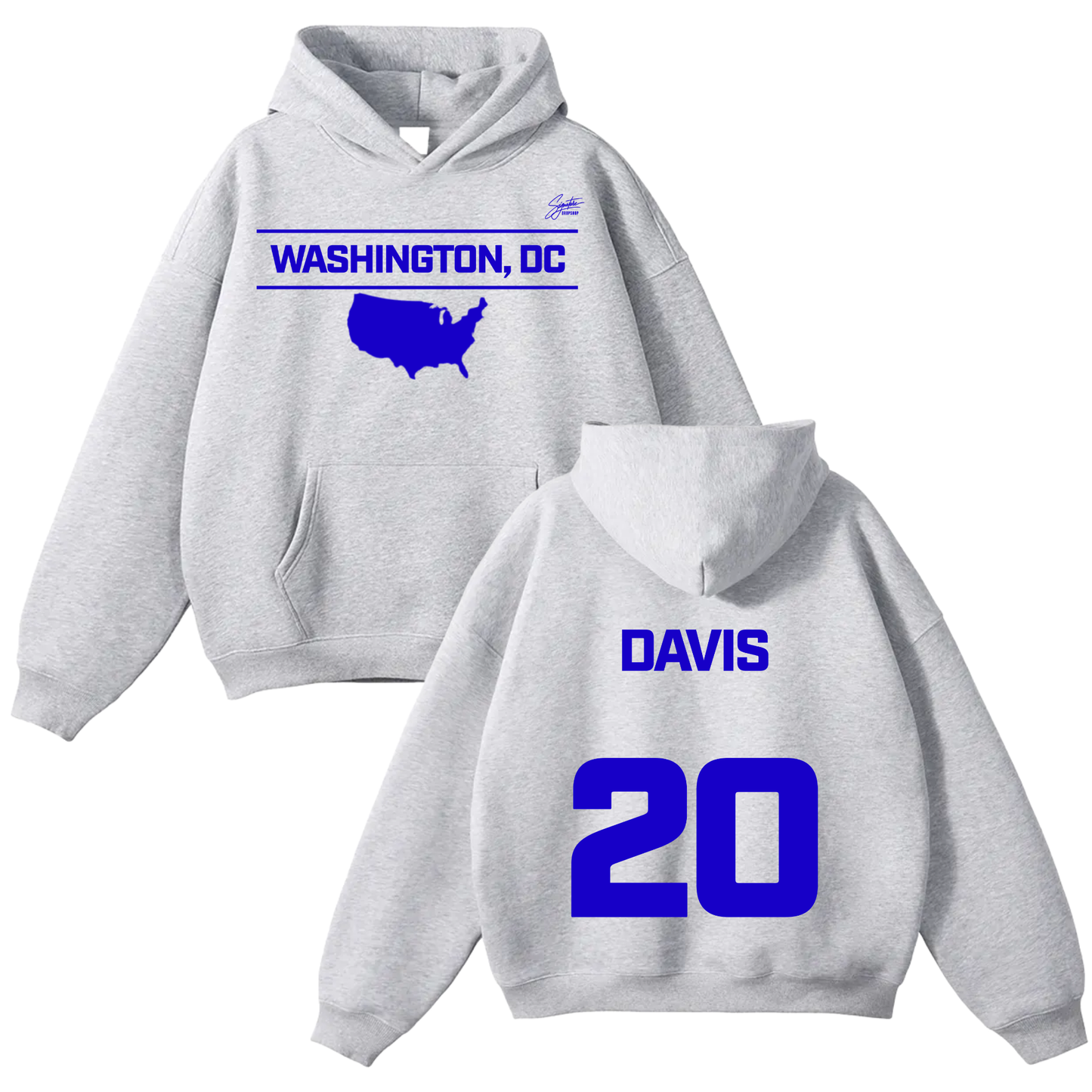 Langston Davis Oversize Fleeced Hoodie