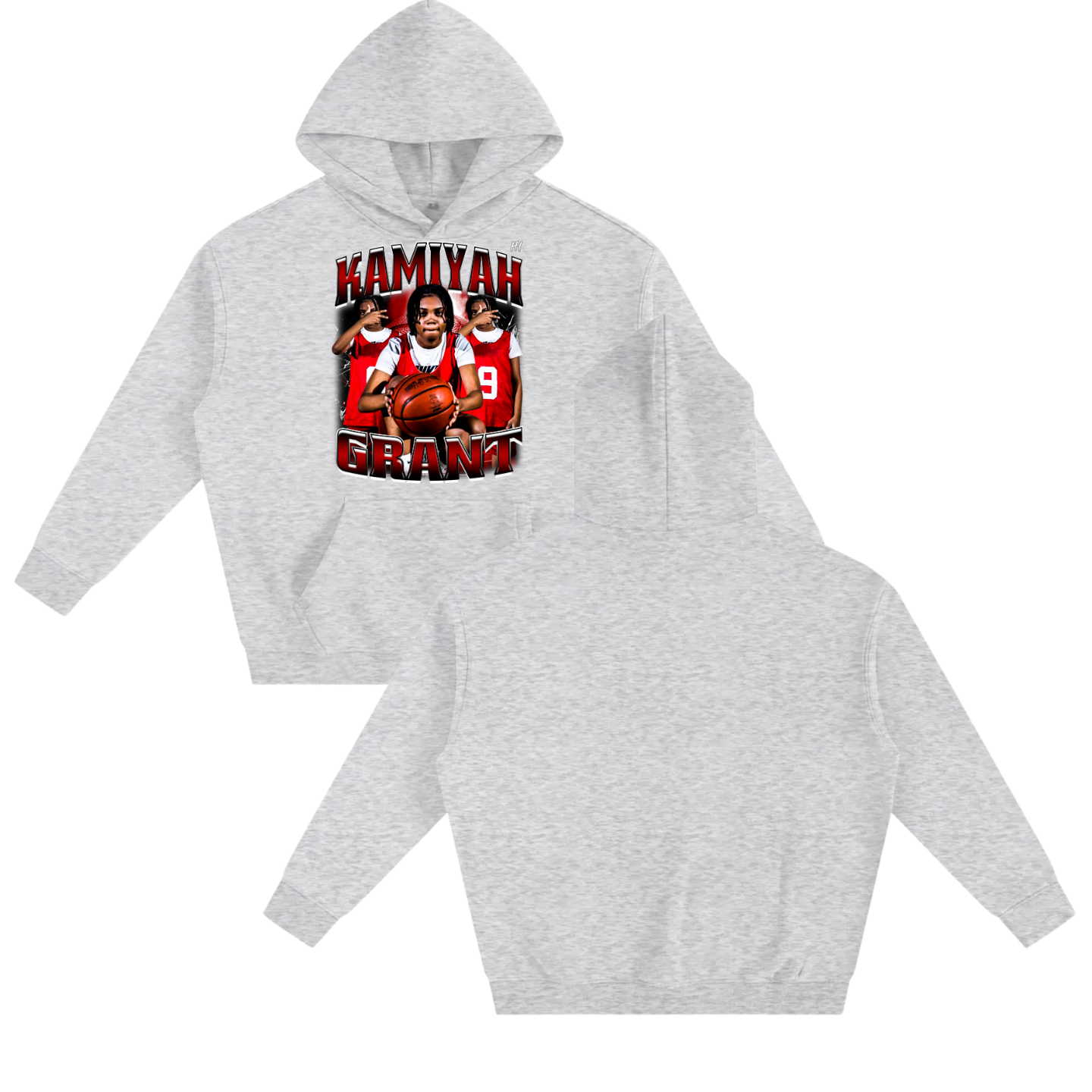 Kamiyah Grant Oversize Fleeced Hoodie