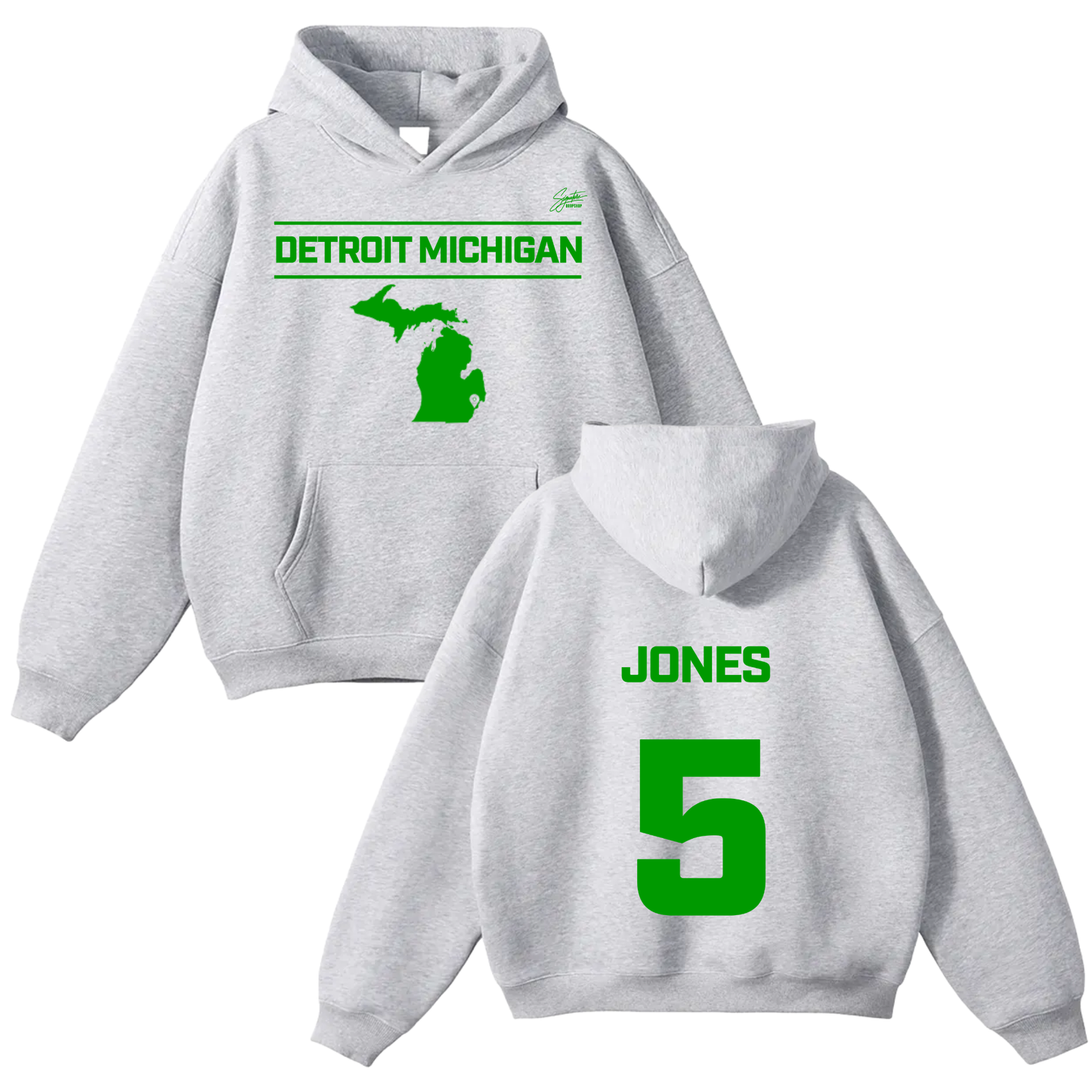Braylon Jones Oversize Fleeced Hoodie