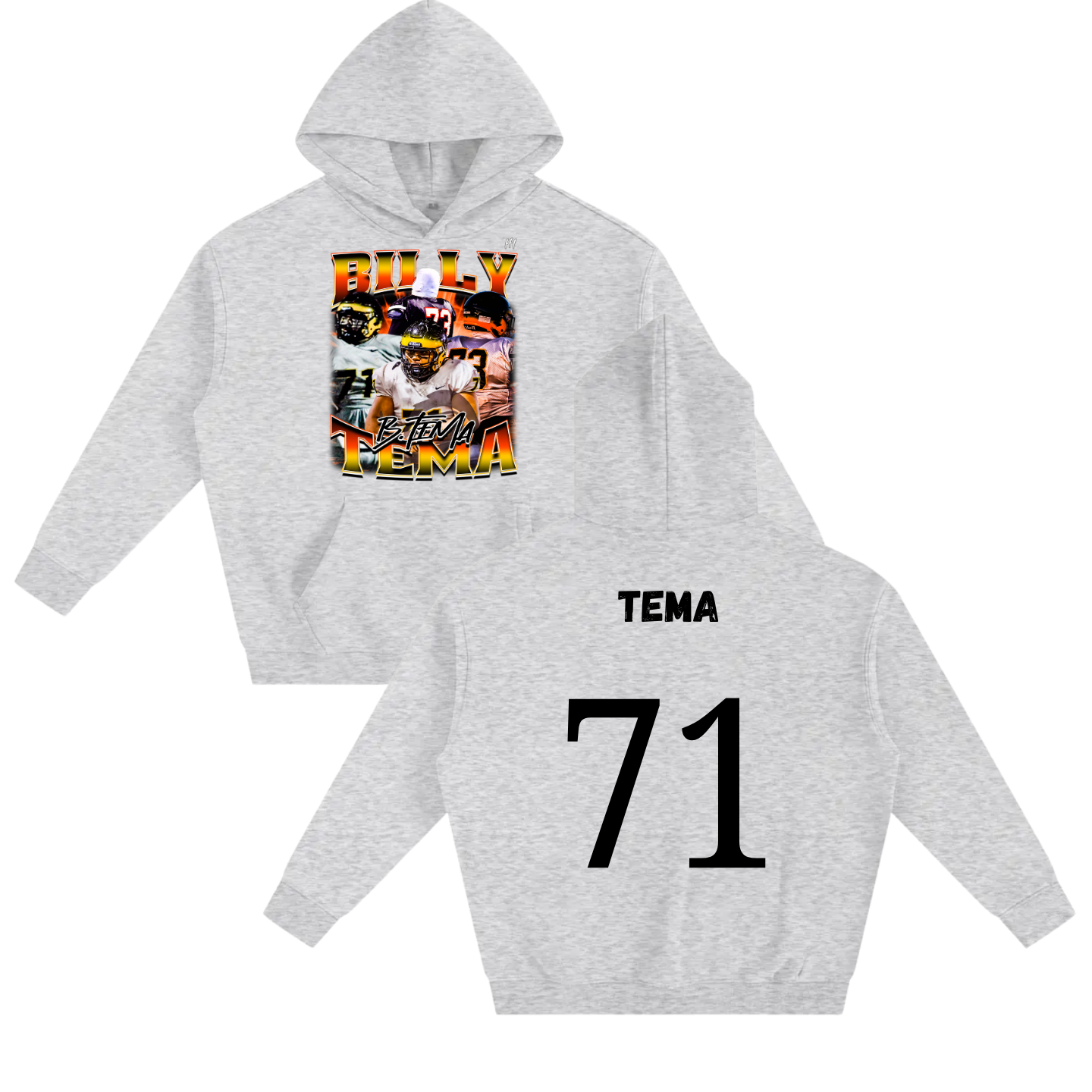 Billy Tema Oversize Fleeced Hoodie