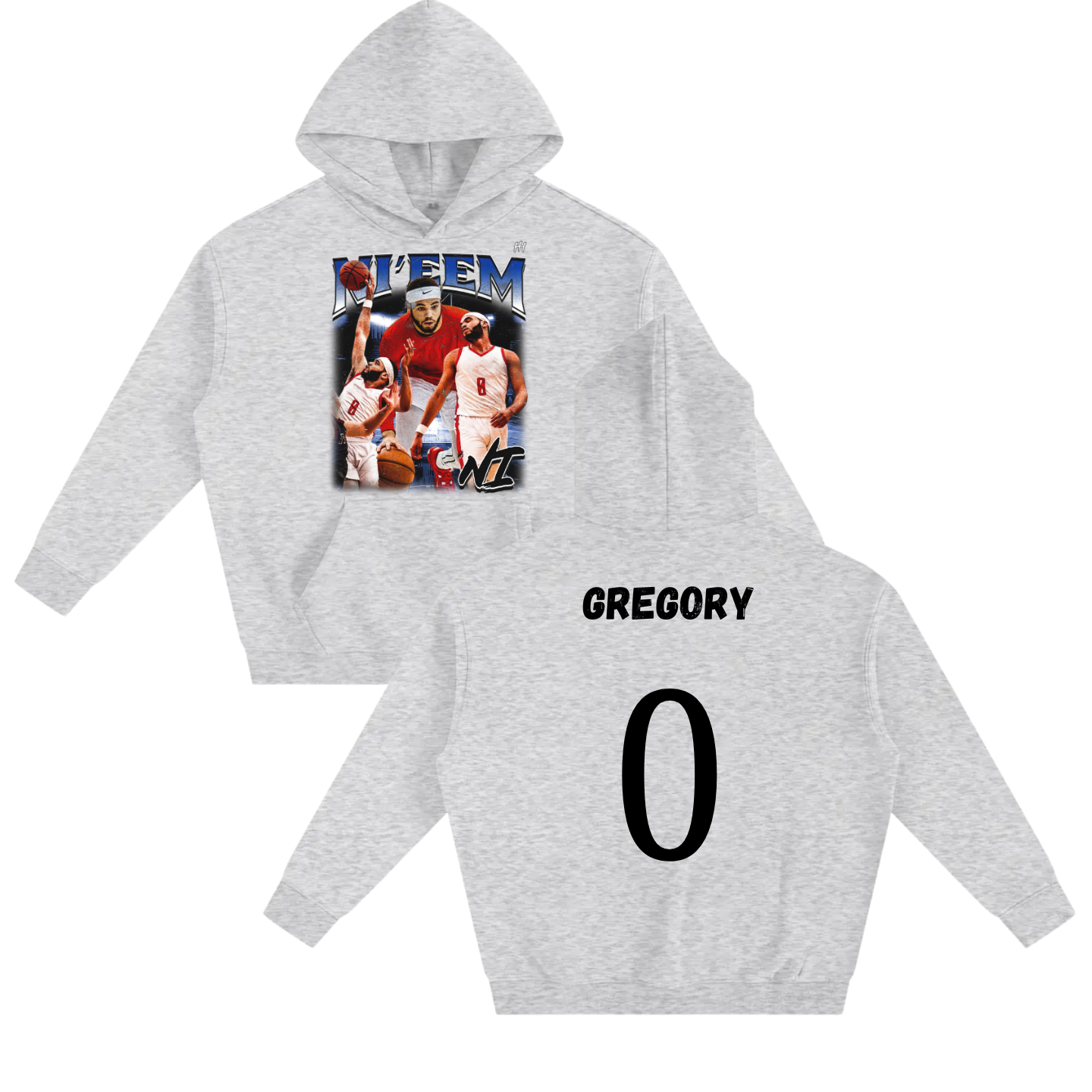 Ni'eem Oversize Fleeced Hoodie