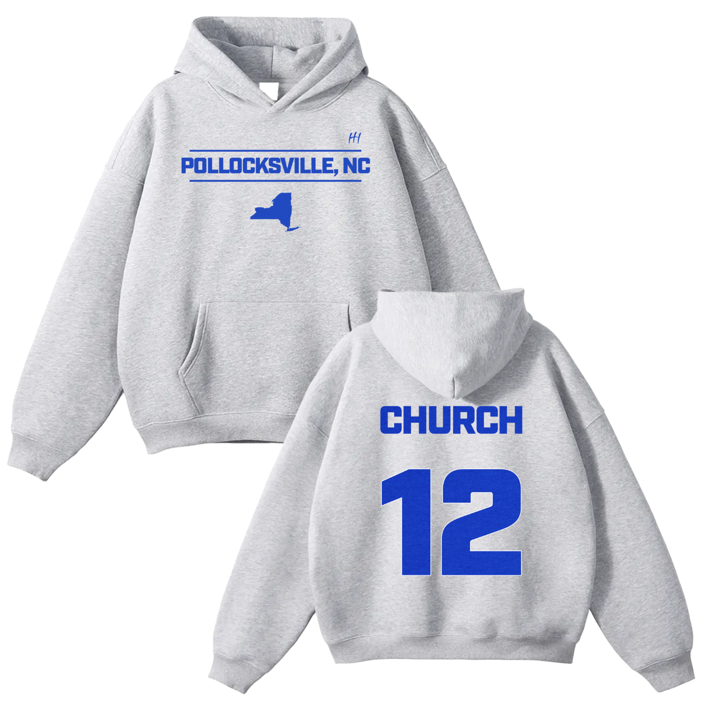 Sage Church Oversize Fleeced Hoodie
