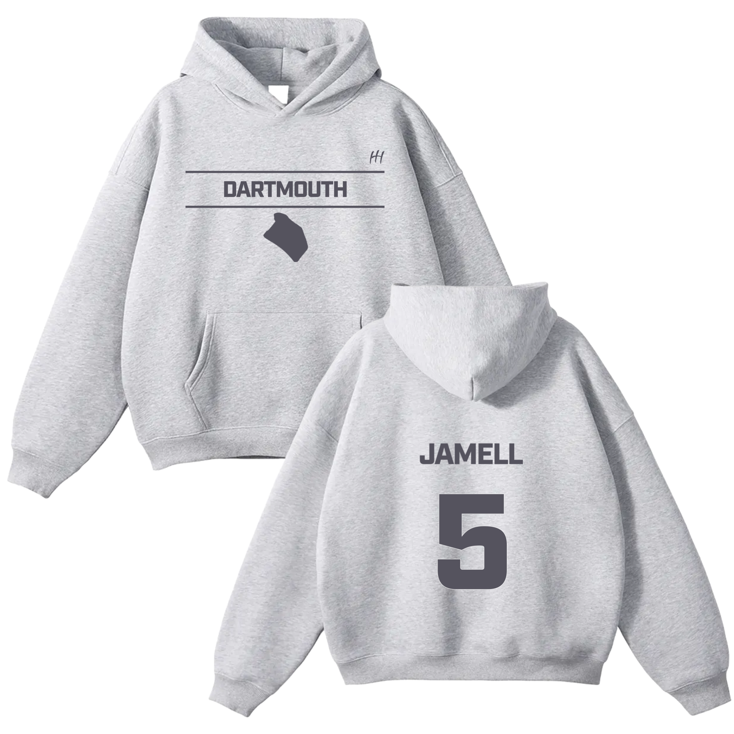Jamell Downey Oversize Fleeced Hoodie