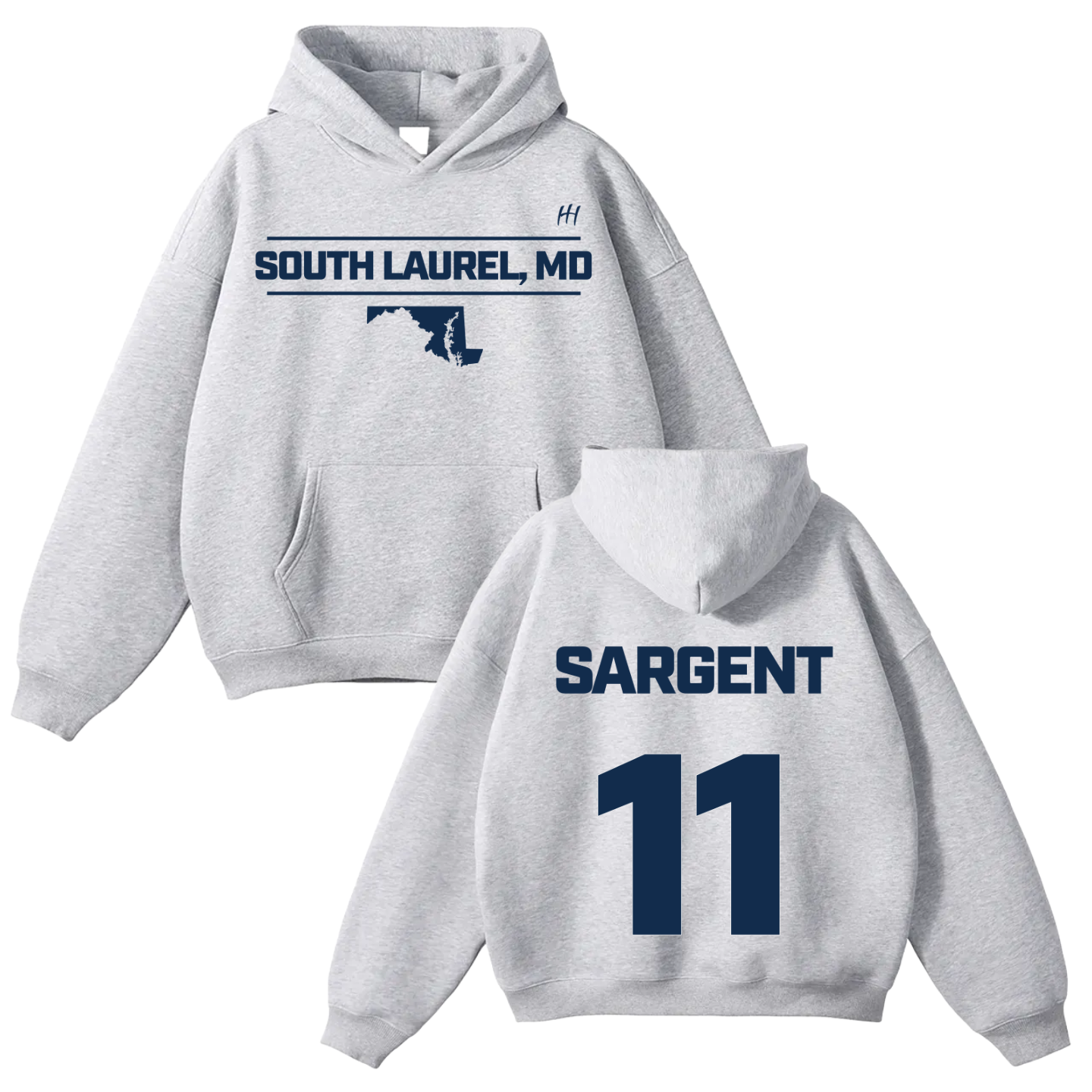 JeVaughn Sargent Oversize Fleeced Hoodie