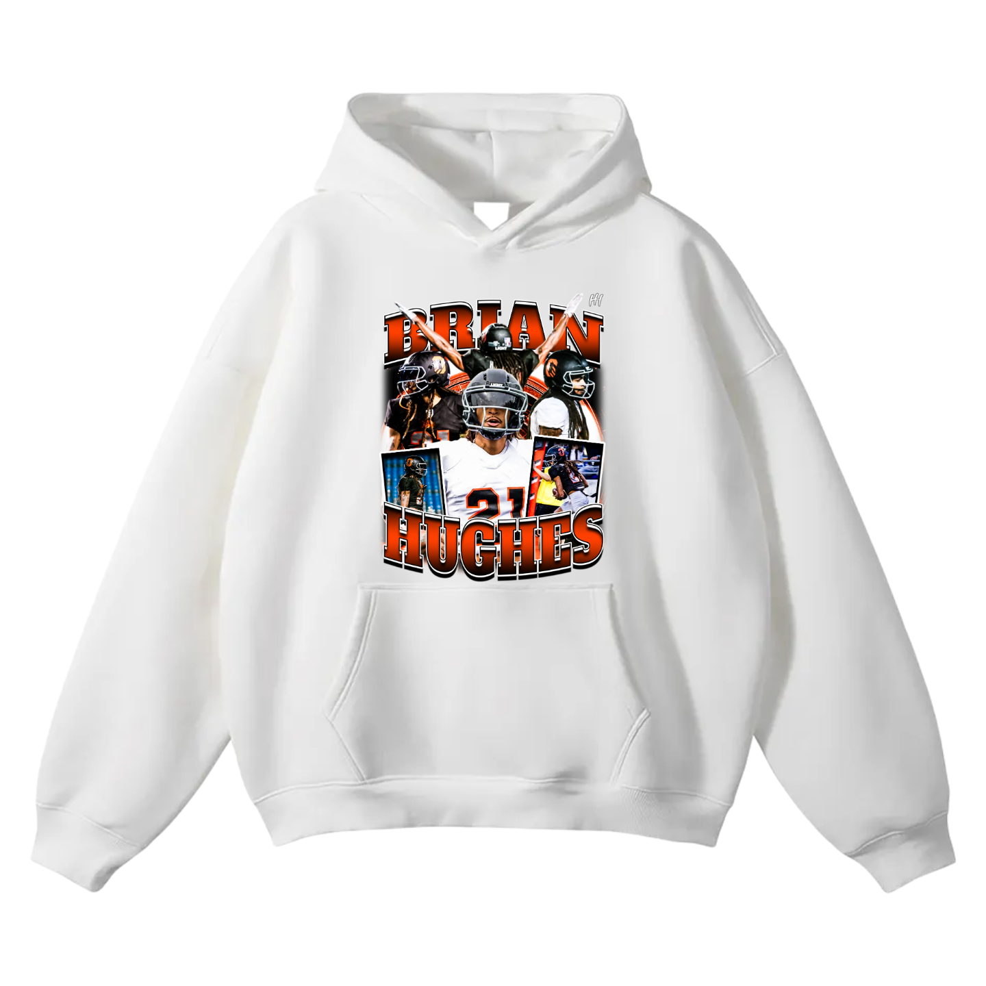 Brian Hughes Oversize Fleeced Hoodie