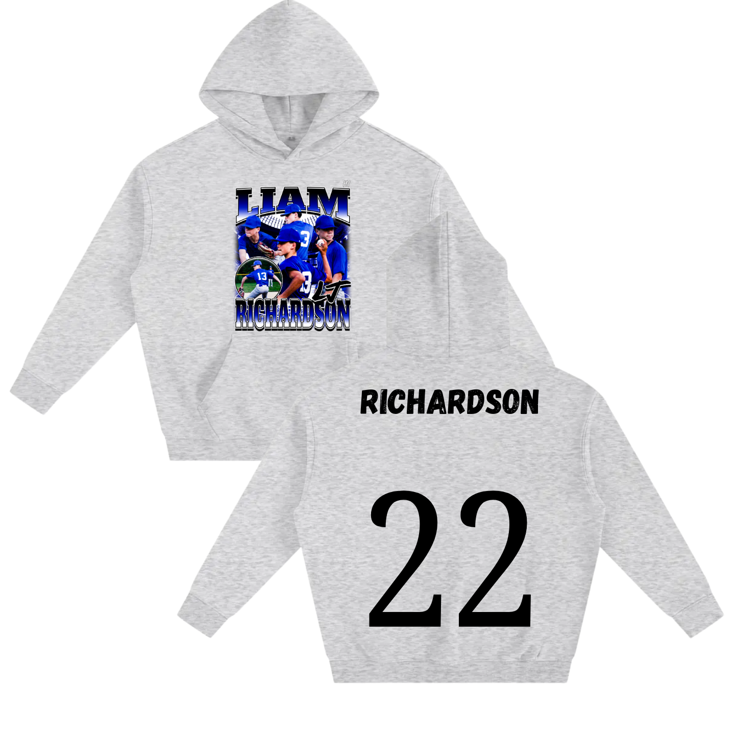 Liam Richardson Oversize Fleeced Hoodie